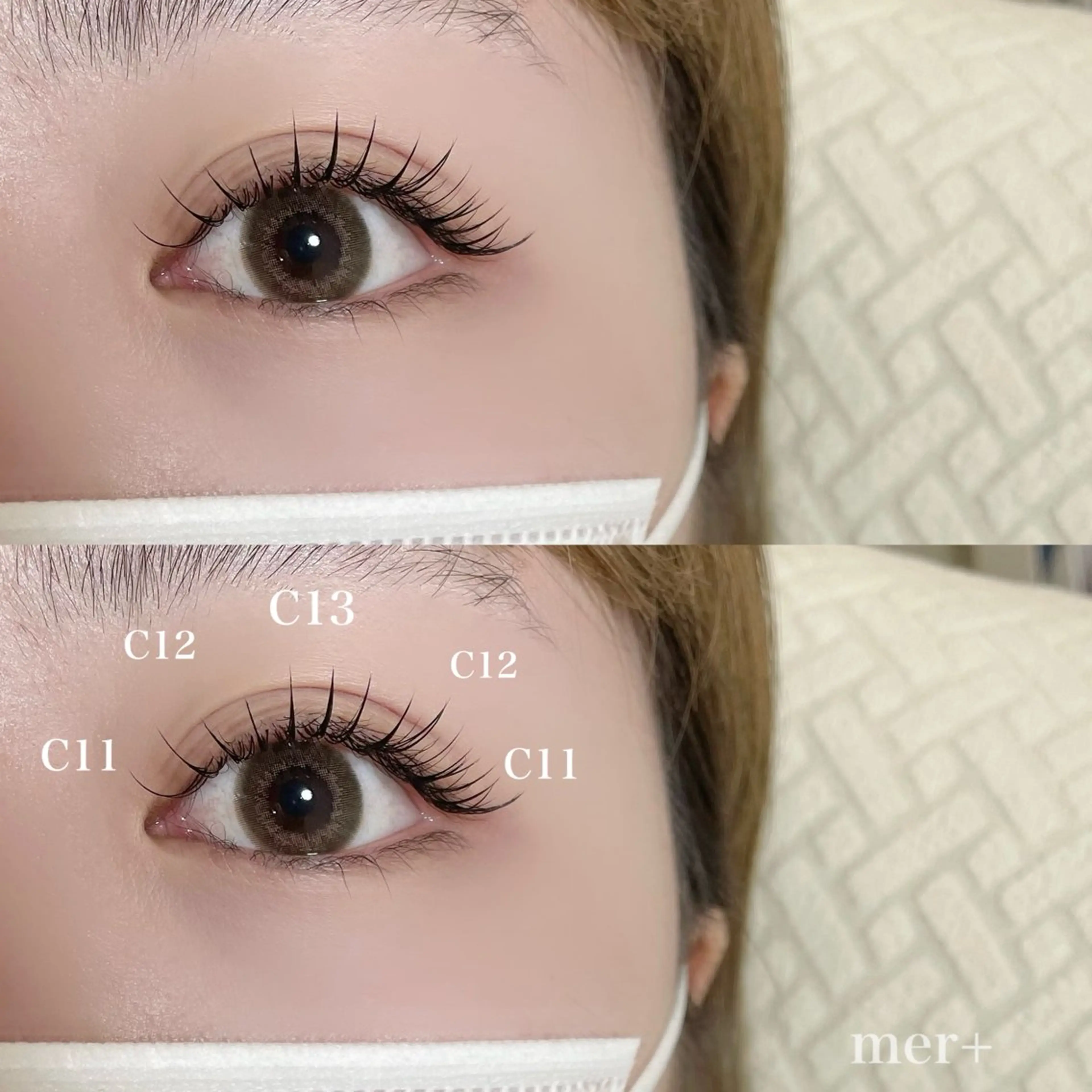 マツエク・マツパ 束感まつ毛 マツエク mer【メル】 カナヅカのマツエク・マツパデザイン