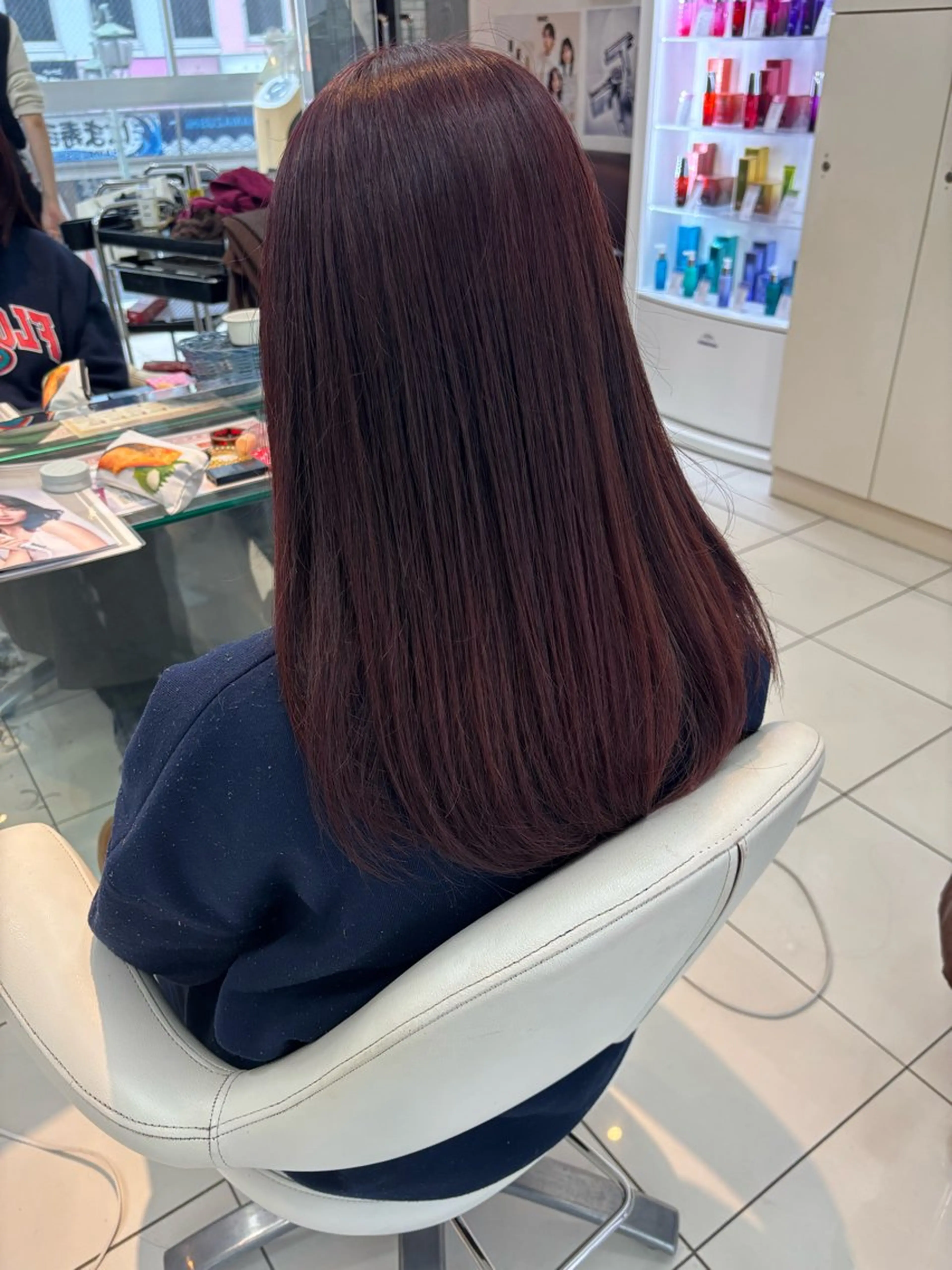 セミロング 刈り上げカットモデル 👗SHIZUKAのヘアスタイル