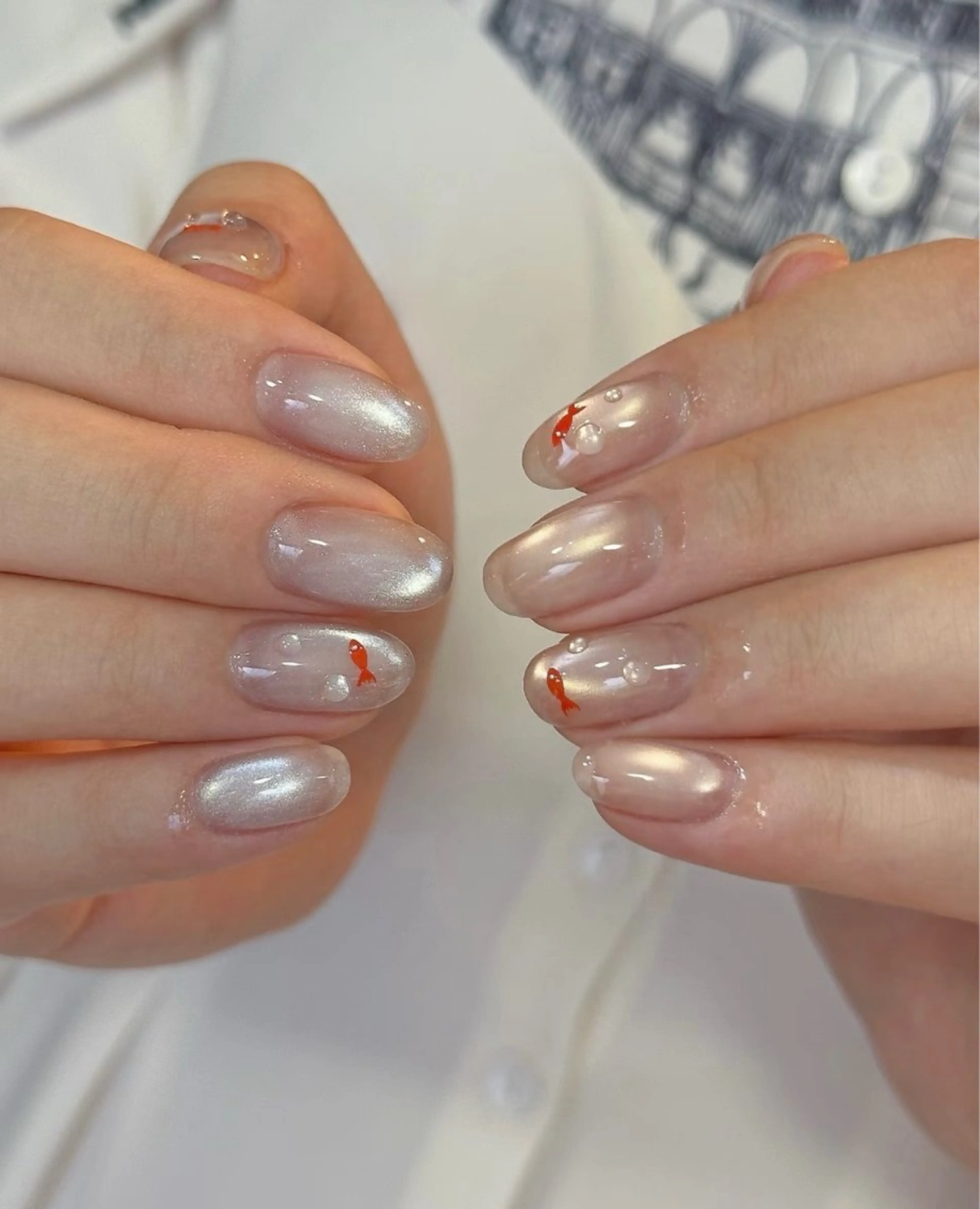 ネイル ハンドネイル 穎 アオリのネイルデザイン