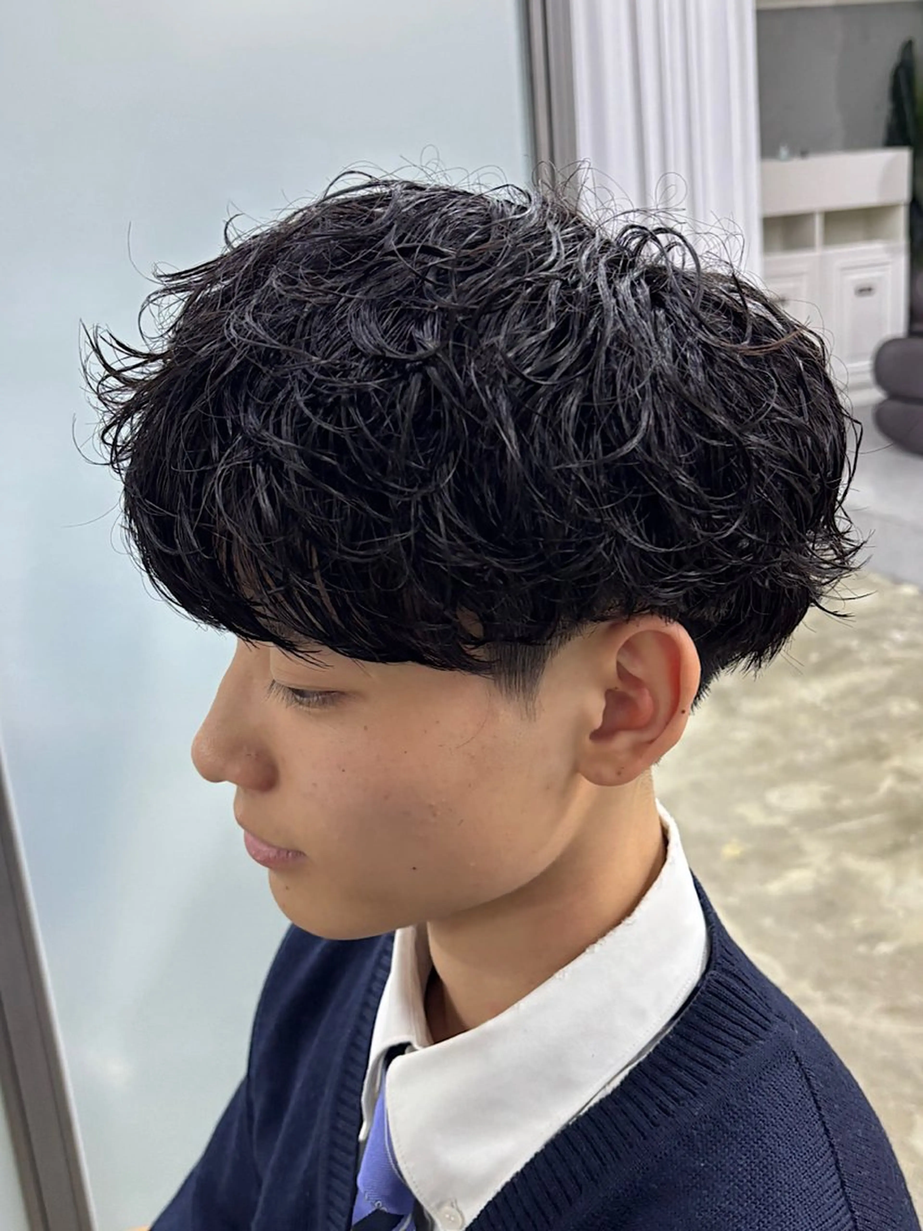 パーマ メンズ メンズパーマ 朋生/メンズパーマ特 化/シャドウ/岡本のヘアスタイル