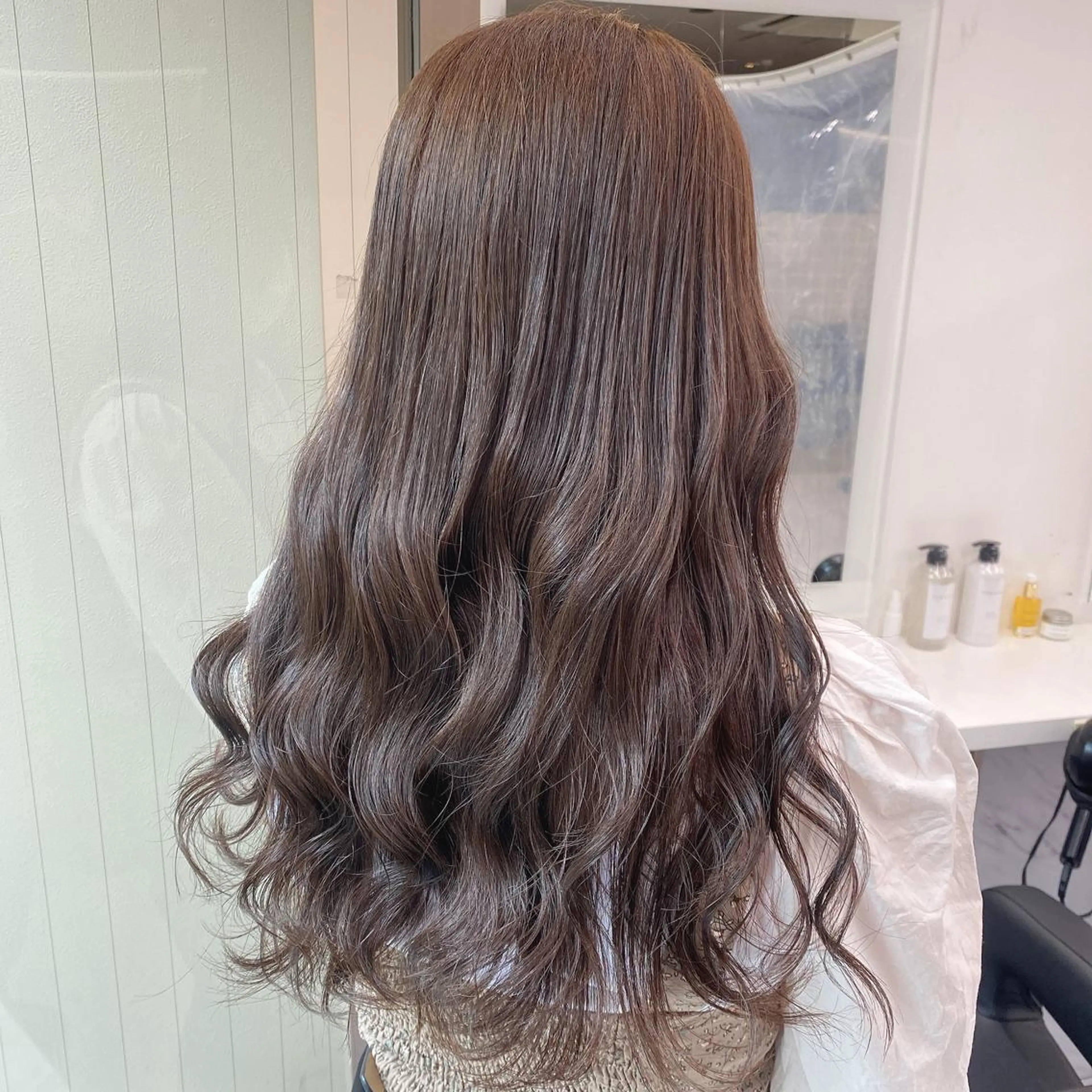 セミロング カラー レイヤー/韓国❣️ 髪質改善/亘紘輝のヘアスタイル