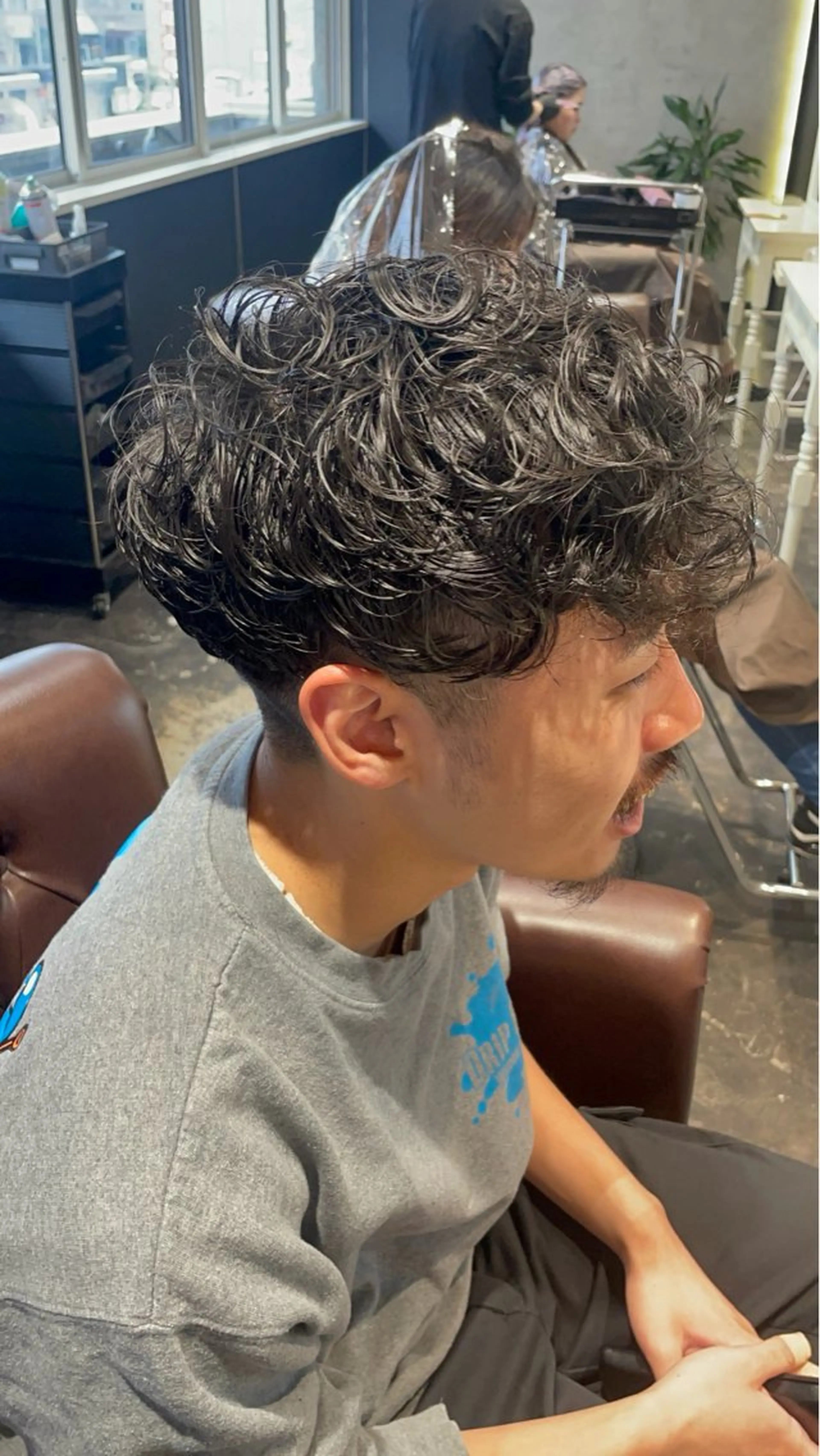 パーマ メンズ カット パーマ 💈メンズ職人 ルキト💈のヘアスタイル