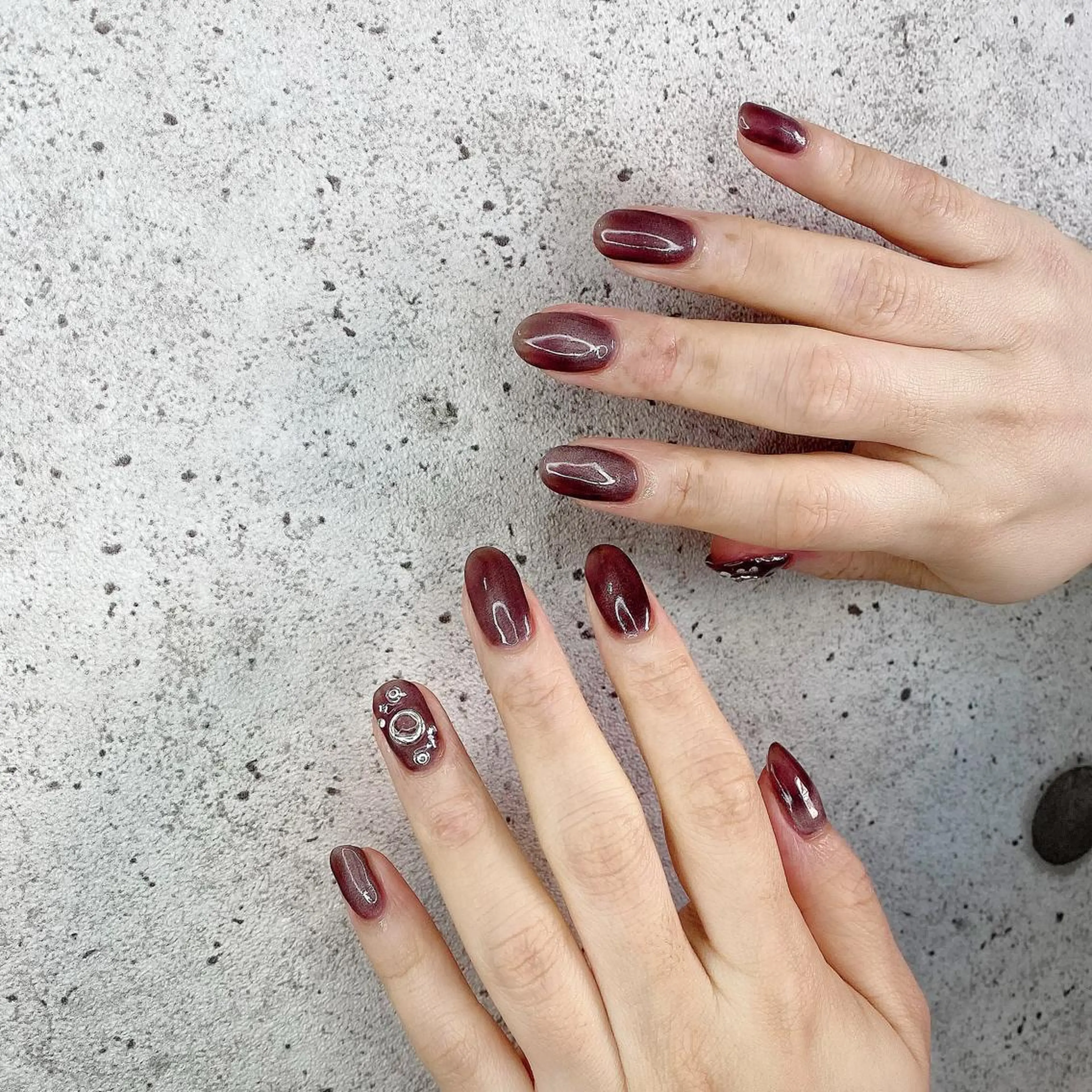 ミディアム カラー パーマ ヘアアレンジ メンズ キッズ ネイル マツエク・マツパ ジェルネイル パラジェル Salon Ｋのネイルデザイン