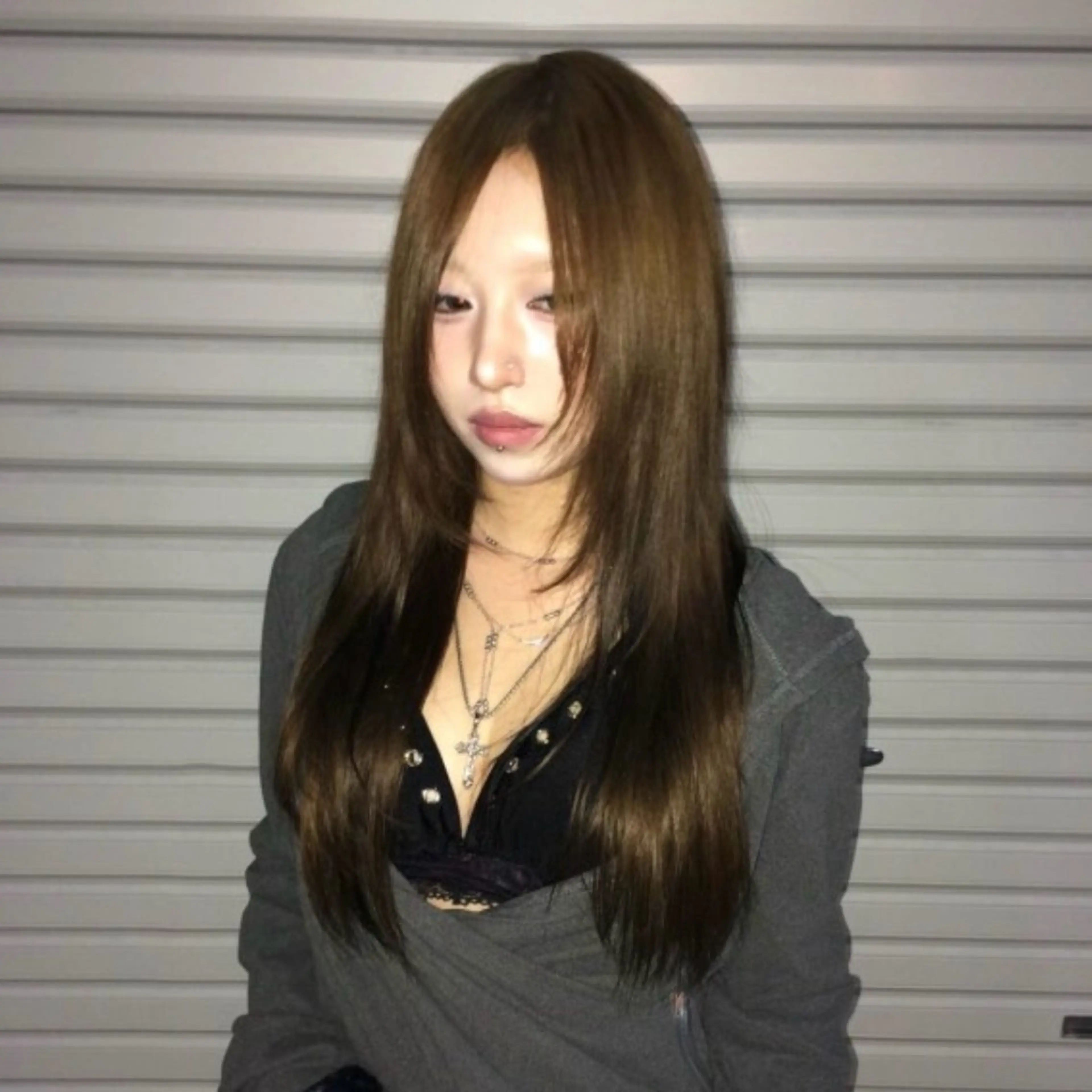 ロング カラー ヘアカラー ORGN.所属・二千華 /派手髪デザインのヘアスタイル