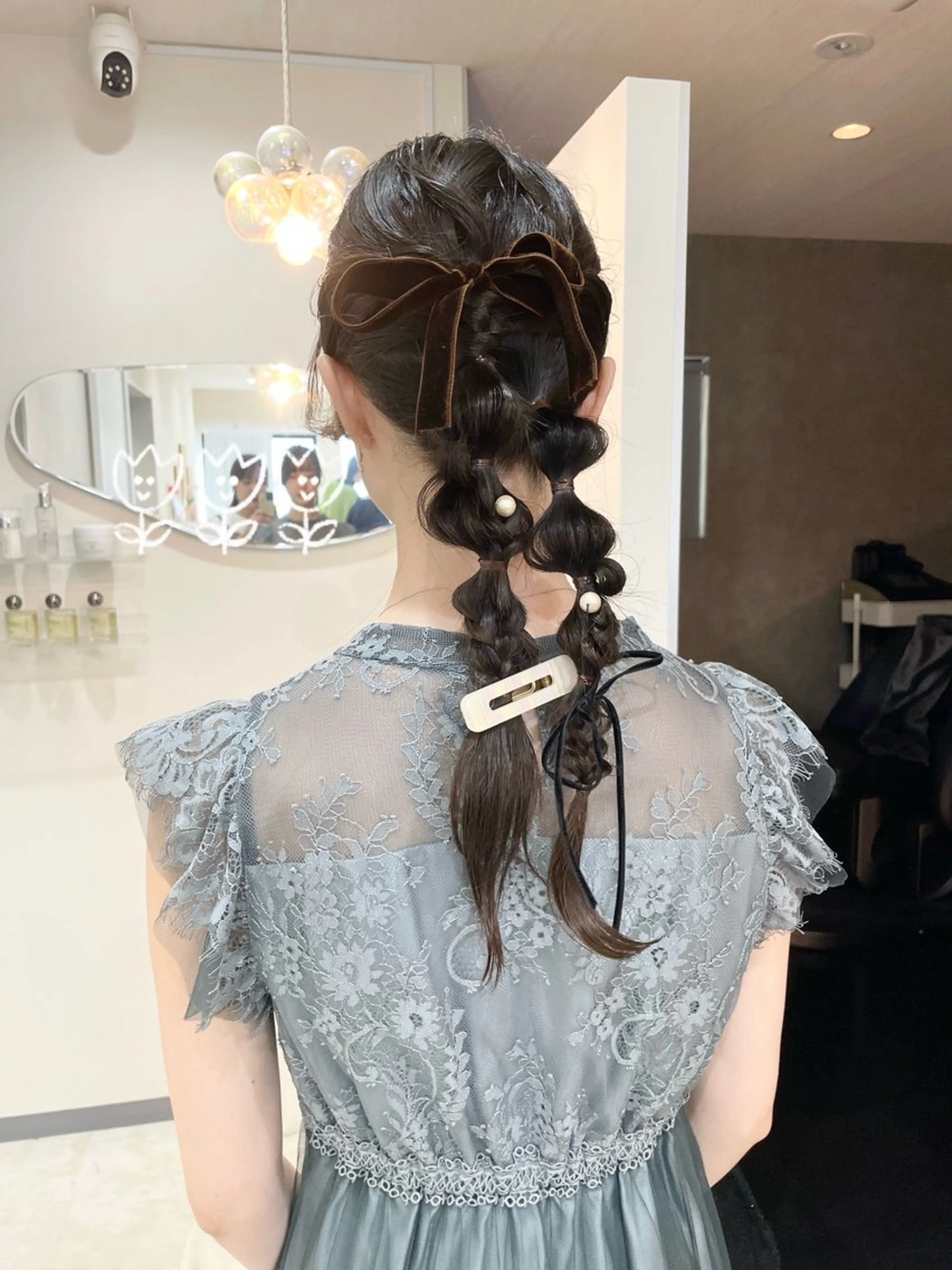 ロング ヘアセット お呼ばれヘア/セット /ヘアアレンジ/れいのヘアスタイル