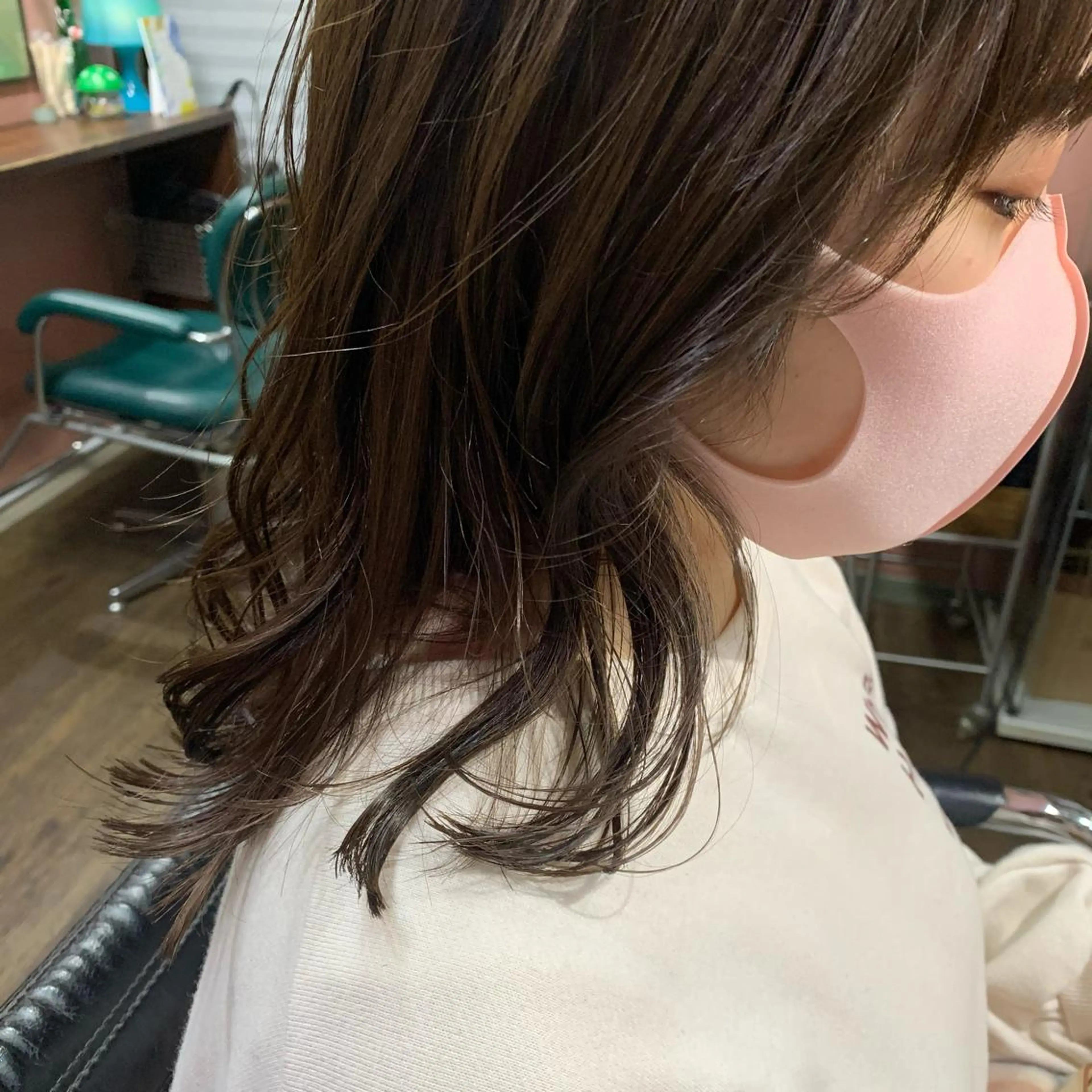 ミディアム カラー chouette/ 根本優希のヘアスタイル