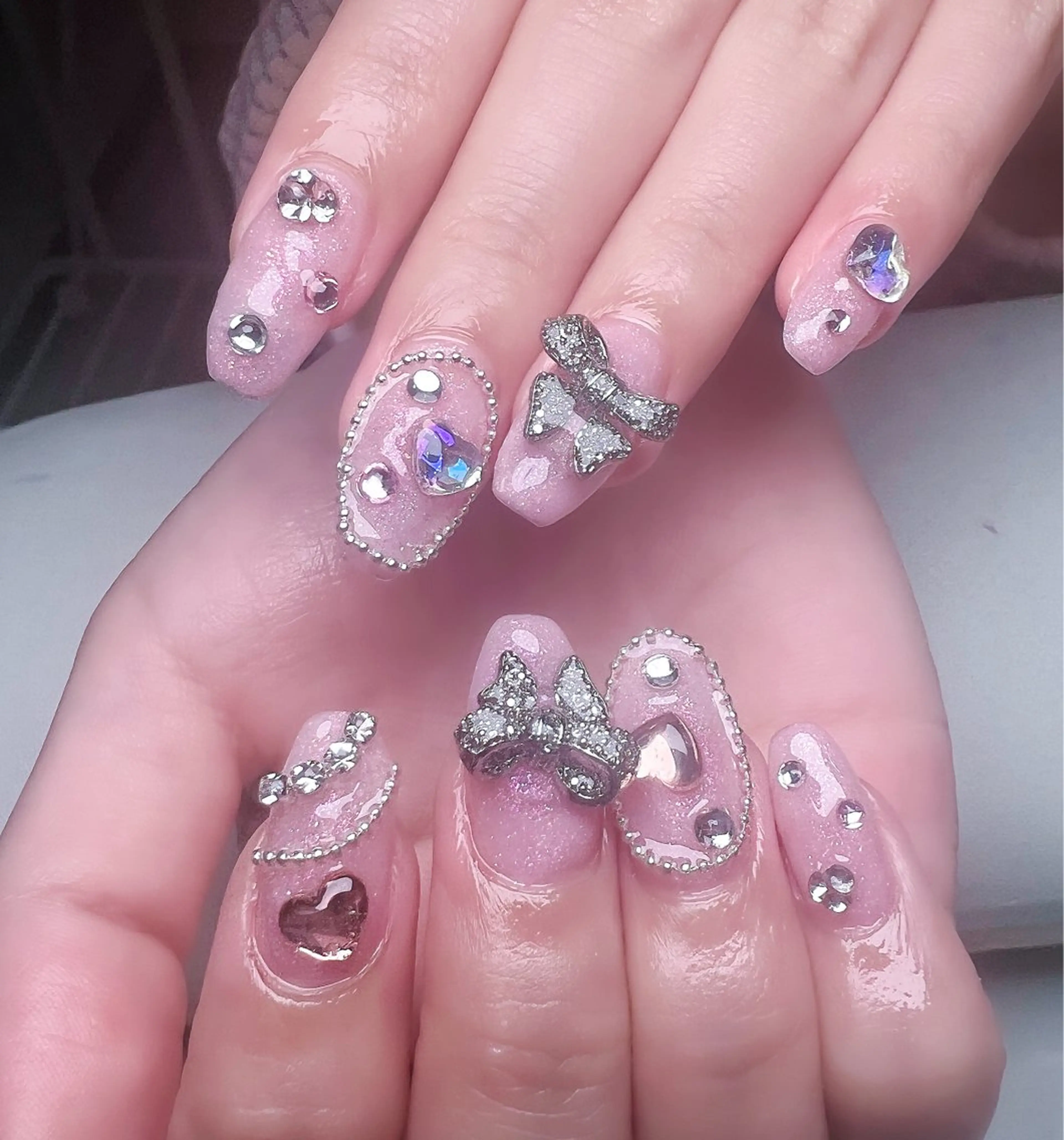 【NEW】￥8980#定額-ラグジュアリー★一目惚れラブリーネイル12種の写真