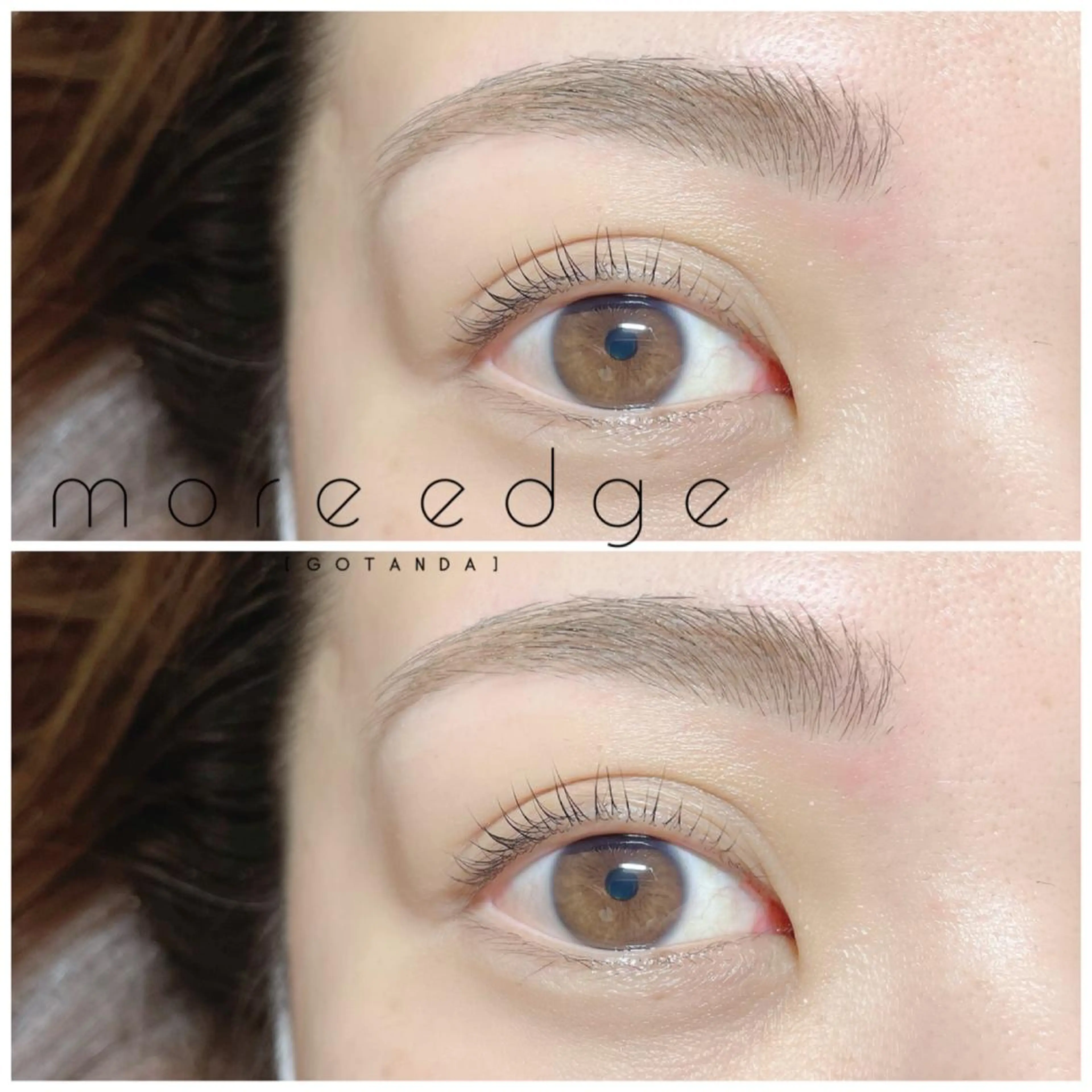 マツエク・マツパ パリジェンヌラッシュリフト more edgeのマツエク・マツパデザイン