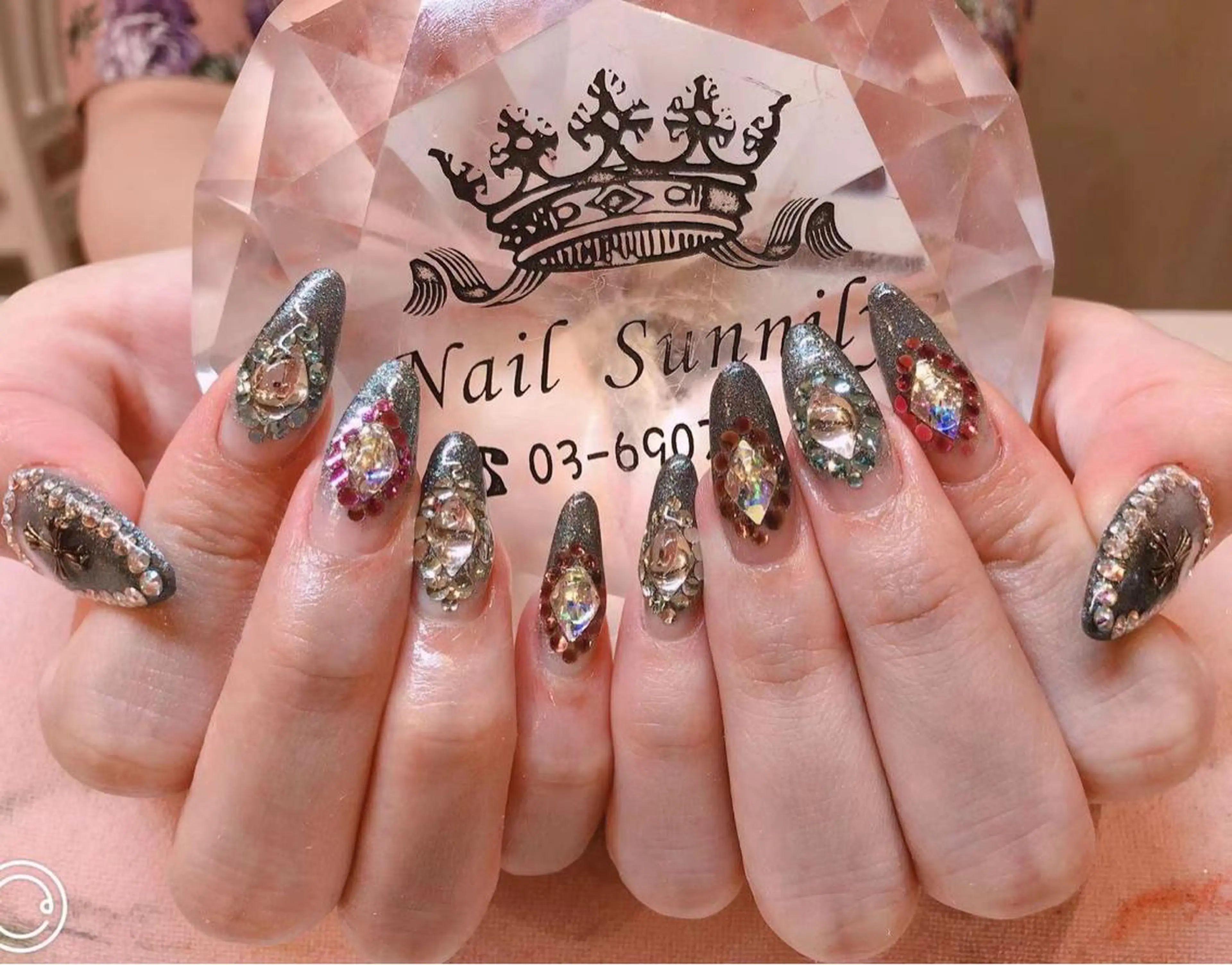 ネイル 長さだし専門店 M2　rikaのネイルデザイン