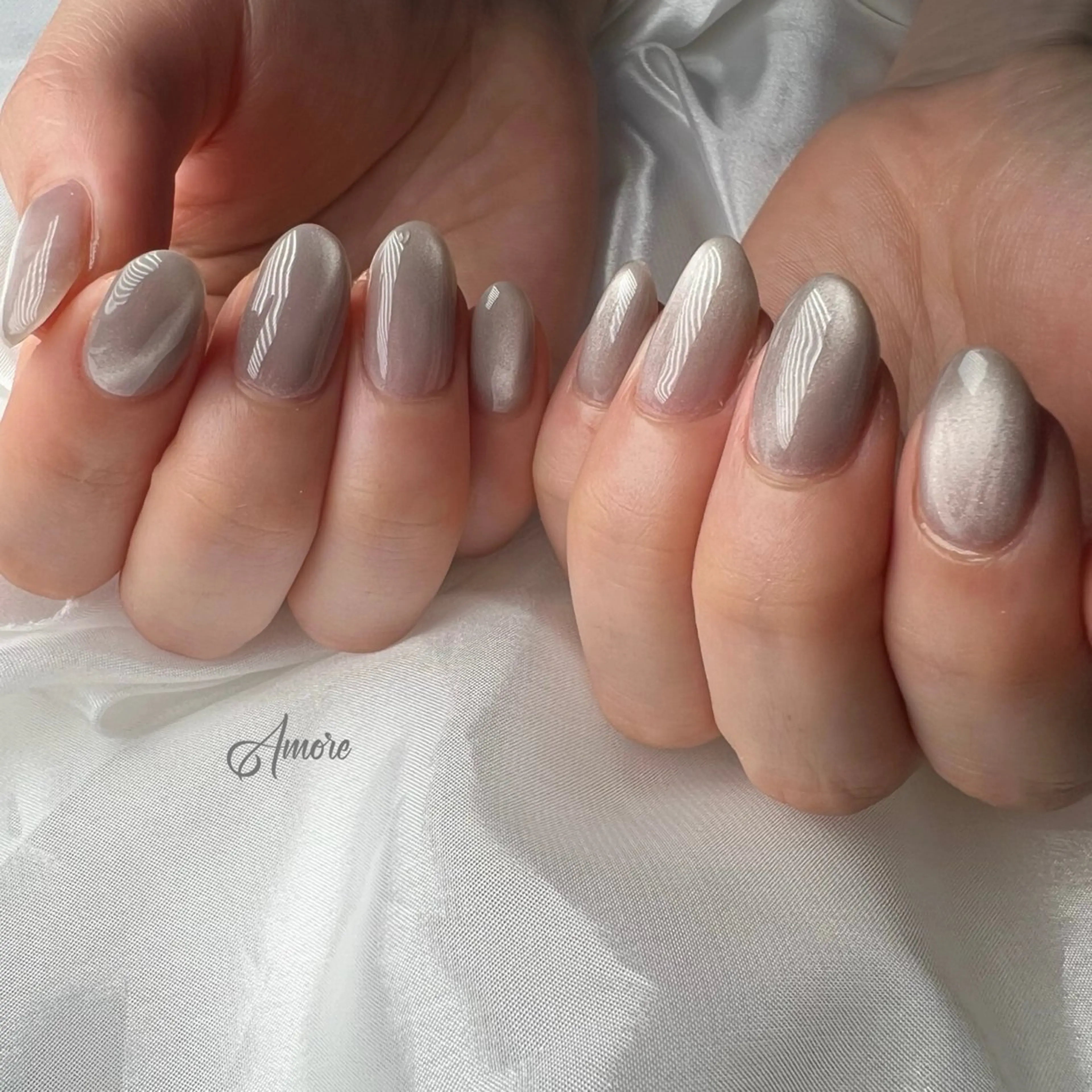 ネイル ジェルネイル キラキラネイル 韓国ネイル マグネットネイル パラジェル You kyehwaのネイルデザイン