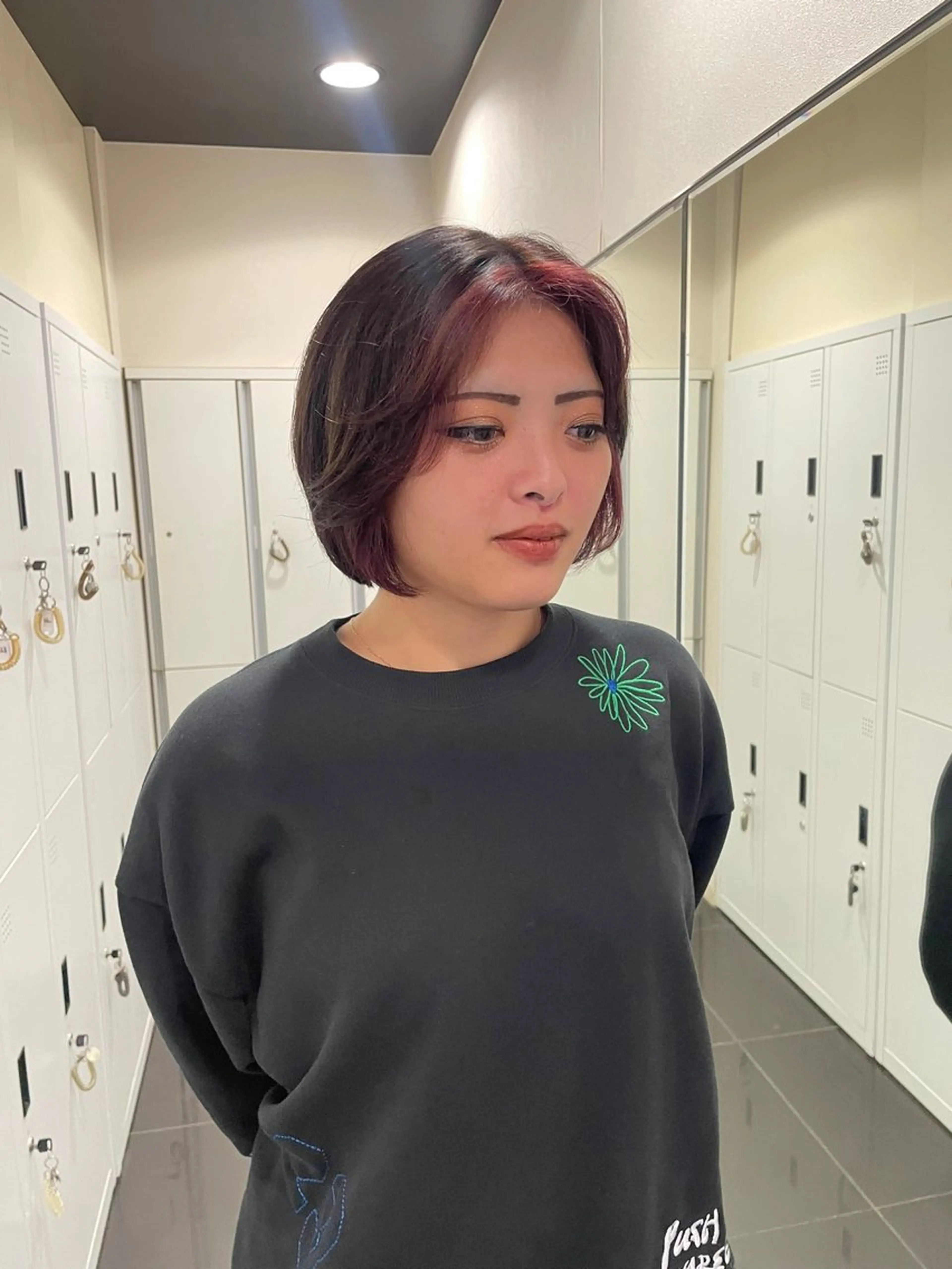 ショート カラー ハイトーン/パーソナ ルカラー診断・ユキノのヘアスタイル