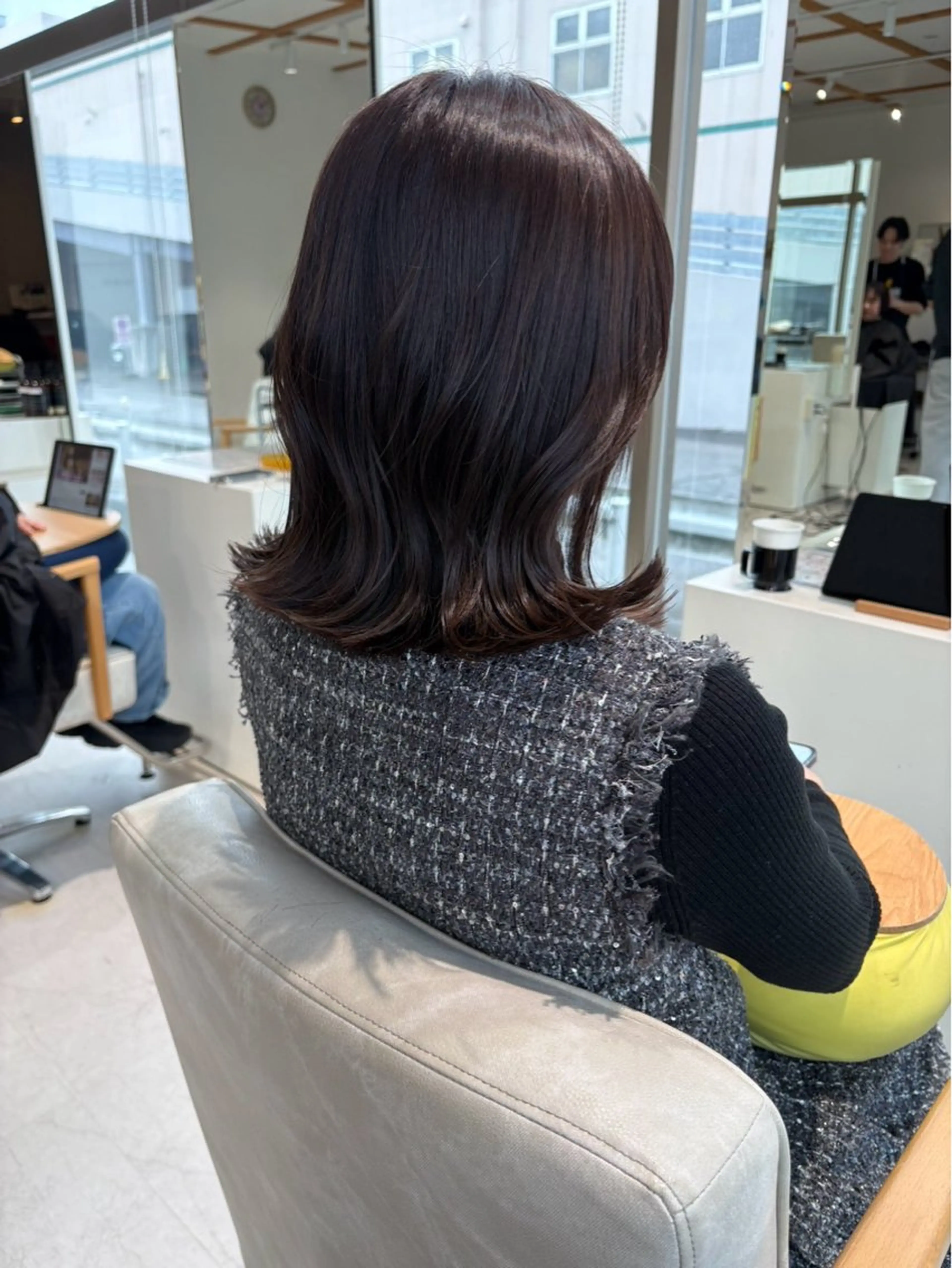 ミディアム ヘアカラー ハイトーン/福井 🦖/服部じんのヘアスタイル