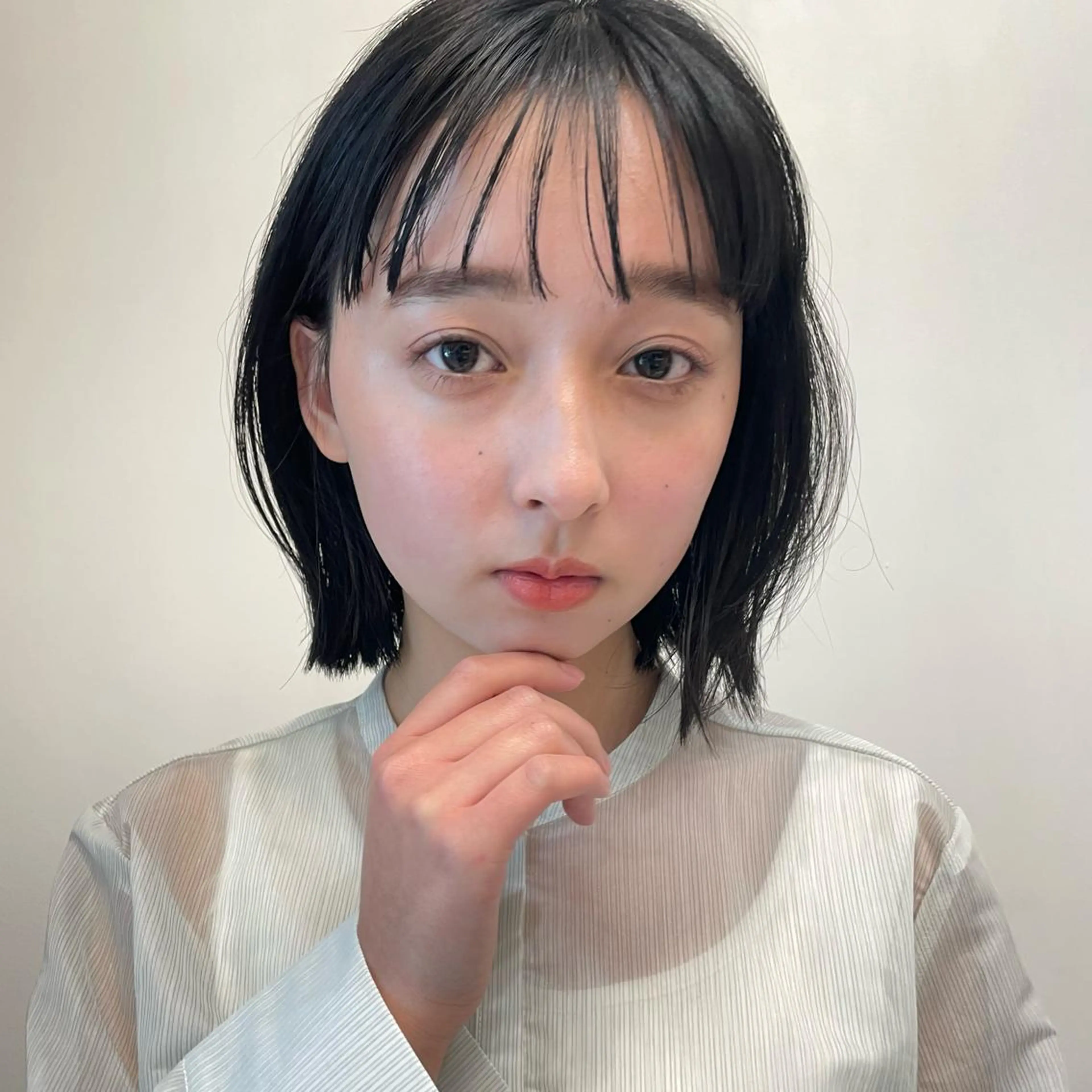 ミディアム パーマ 縮毛矯正 トリートメント ボブパーマ ♡ヨシカワハナコのヘアスタイル