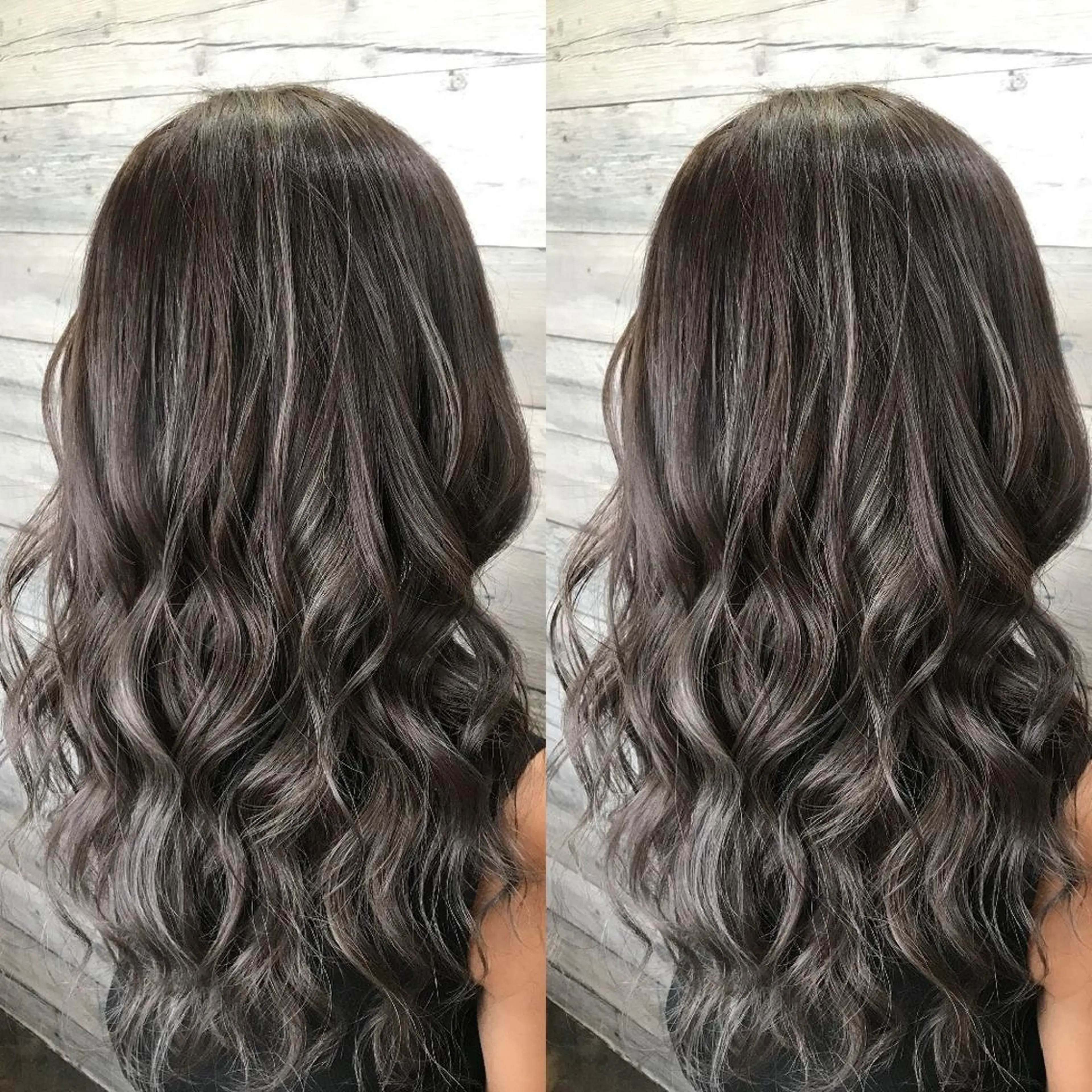 ヘアアレンジ ロング カラー ハイライトカラー シルバー ハイライト 髪質改善/縮毛/新宿 🫧SUZUKA🫧のヘアスタイル