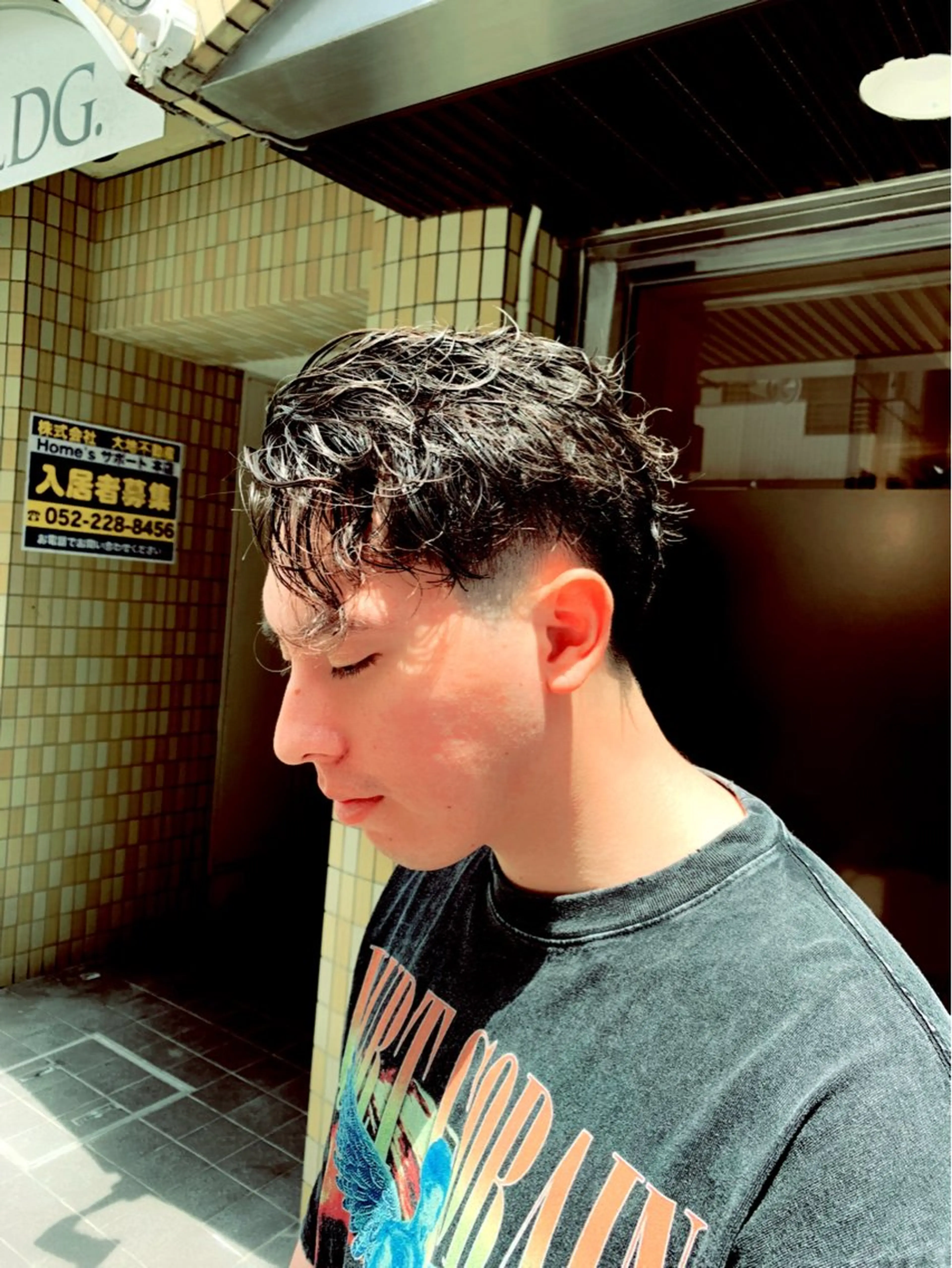 ショート CARNEL所属・メンズ専門CANEL かずまのヘアスタイル