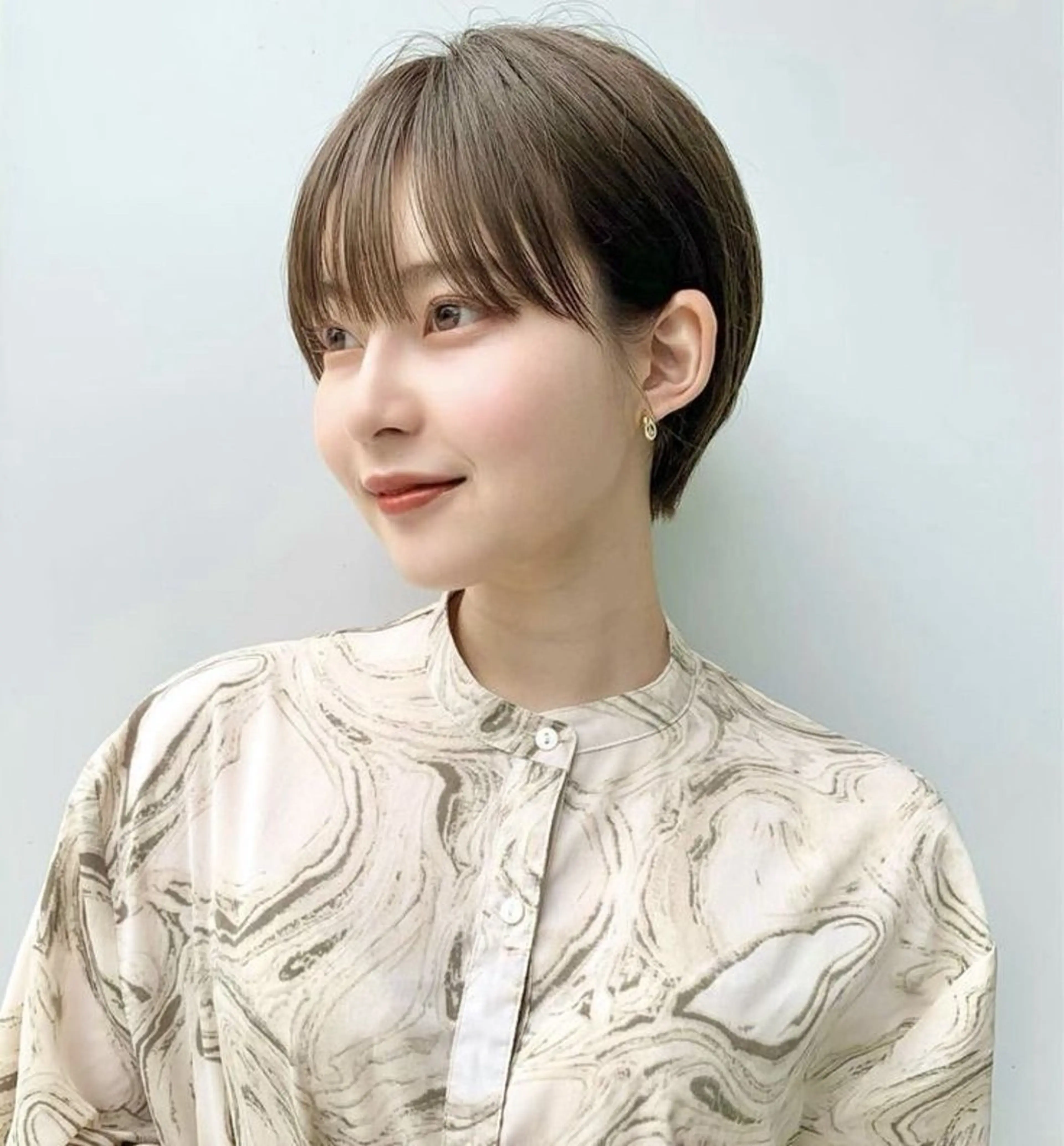 ショート riria/ボブ /ブラウンカラー🎀のヘアスタイル