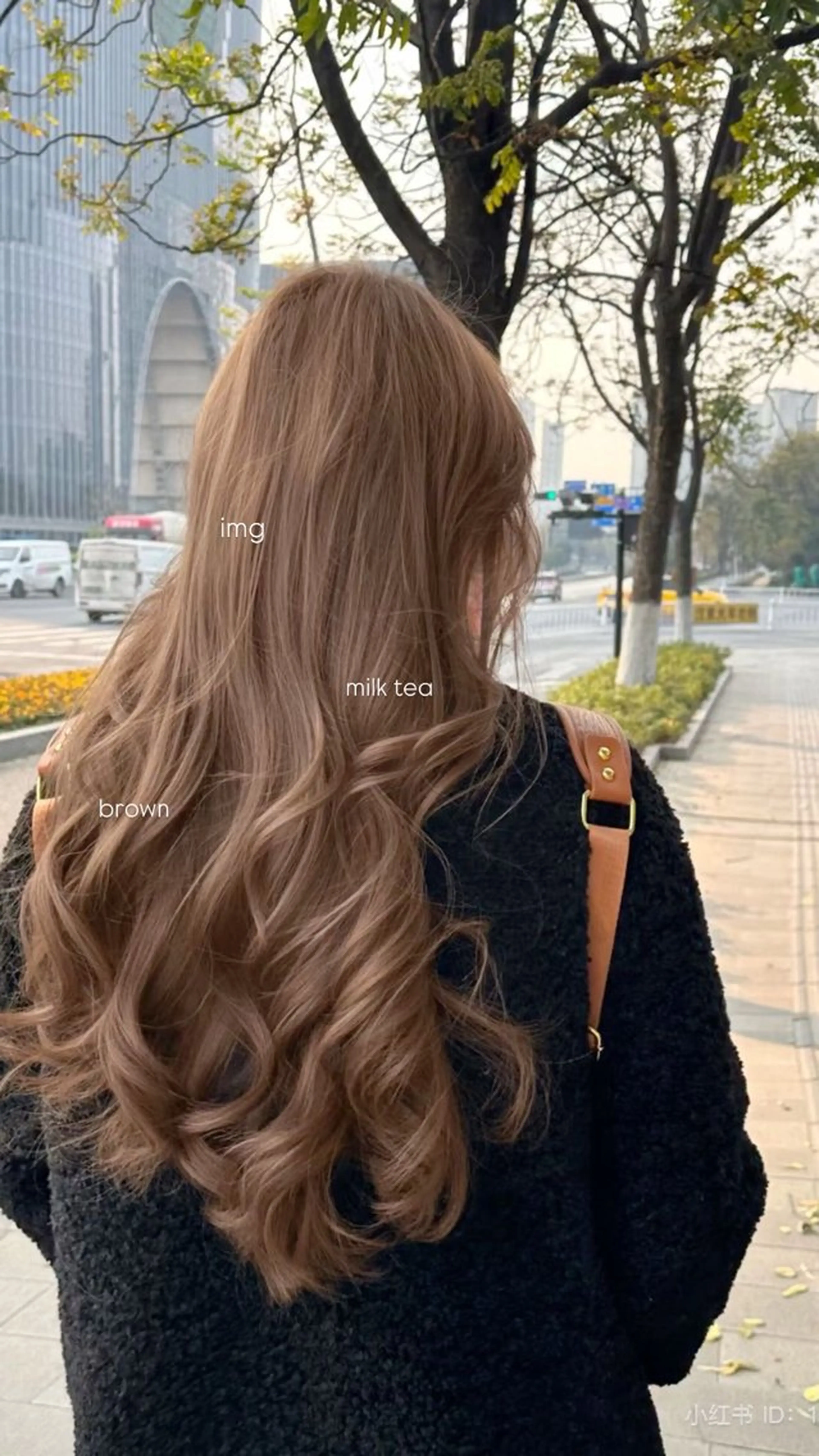 カラー ベージュ・ラベンダー カラー🎀りりのヘアスタイル