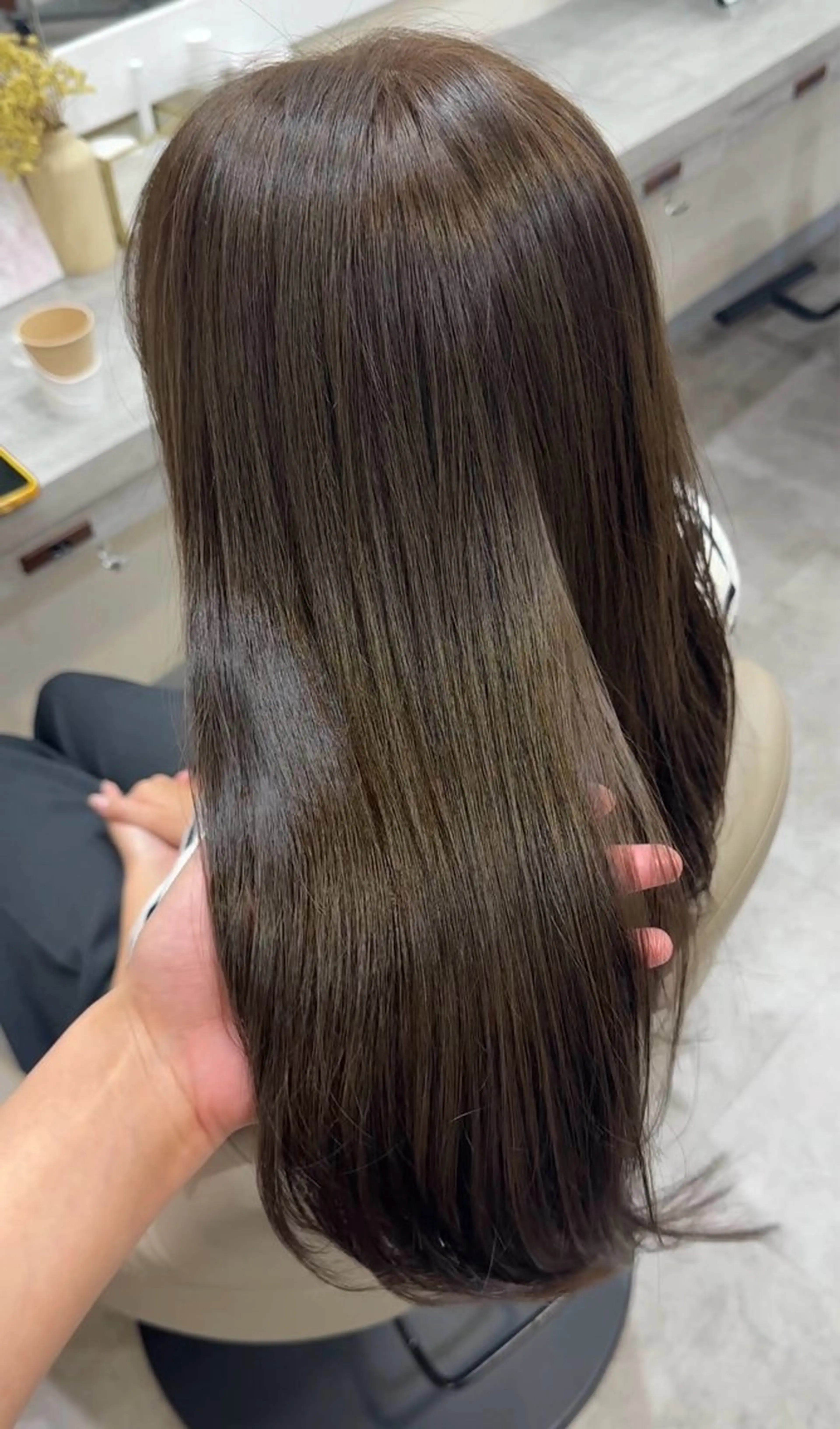 ロング カラー 透明感カラー ももかのヘアスタイル