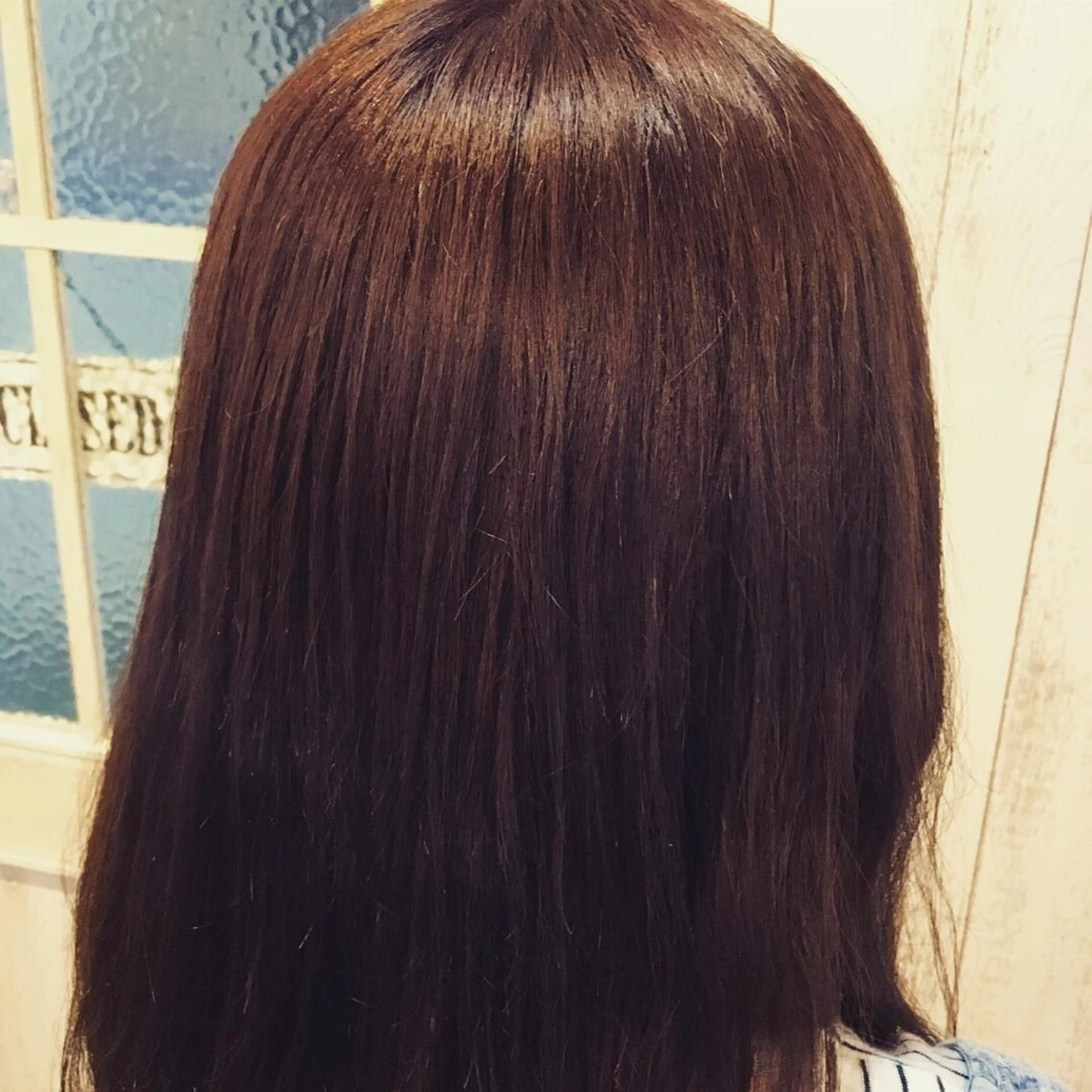 セミロング カラー 金崎 新吾のヘアスタイル