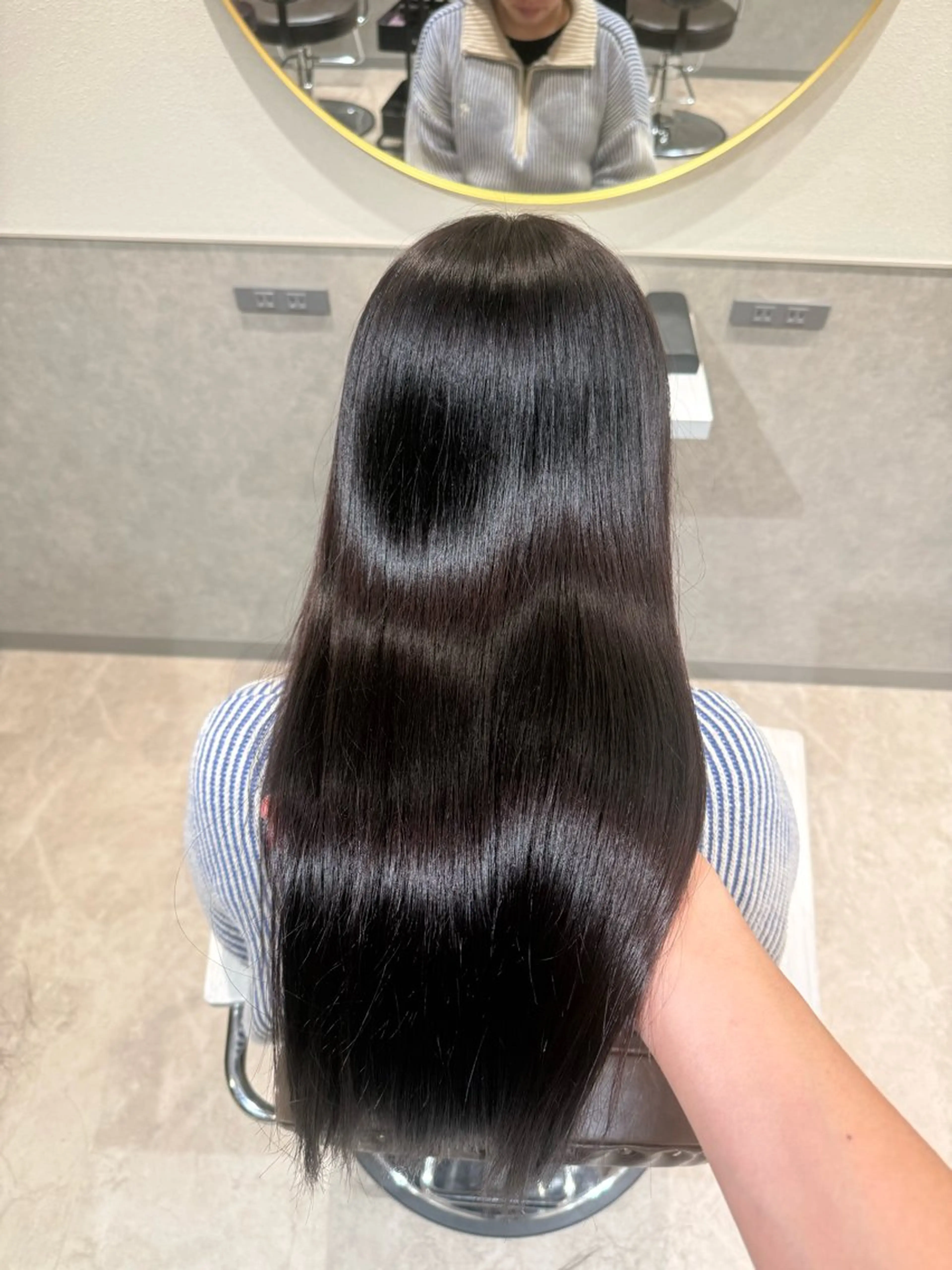 ロング カラー カット ヘアカラー 縮毛矯正 トリートメント eN° by youres hair 銀座店所属・髪質改善/艶カラー /縮毛矯正/森田のヘアスタイル