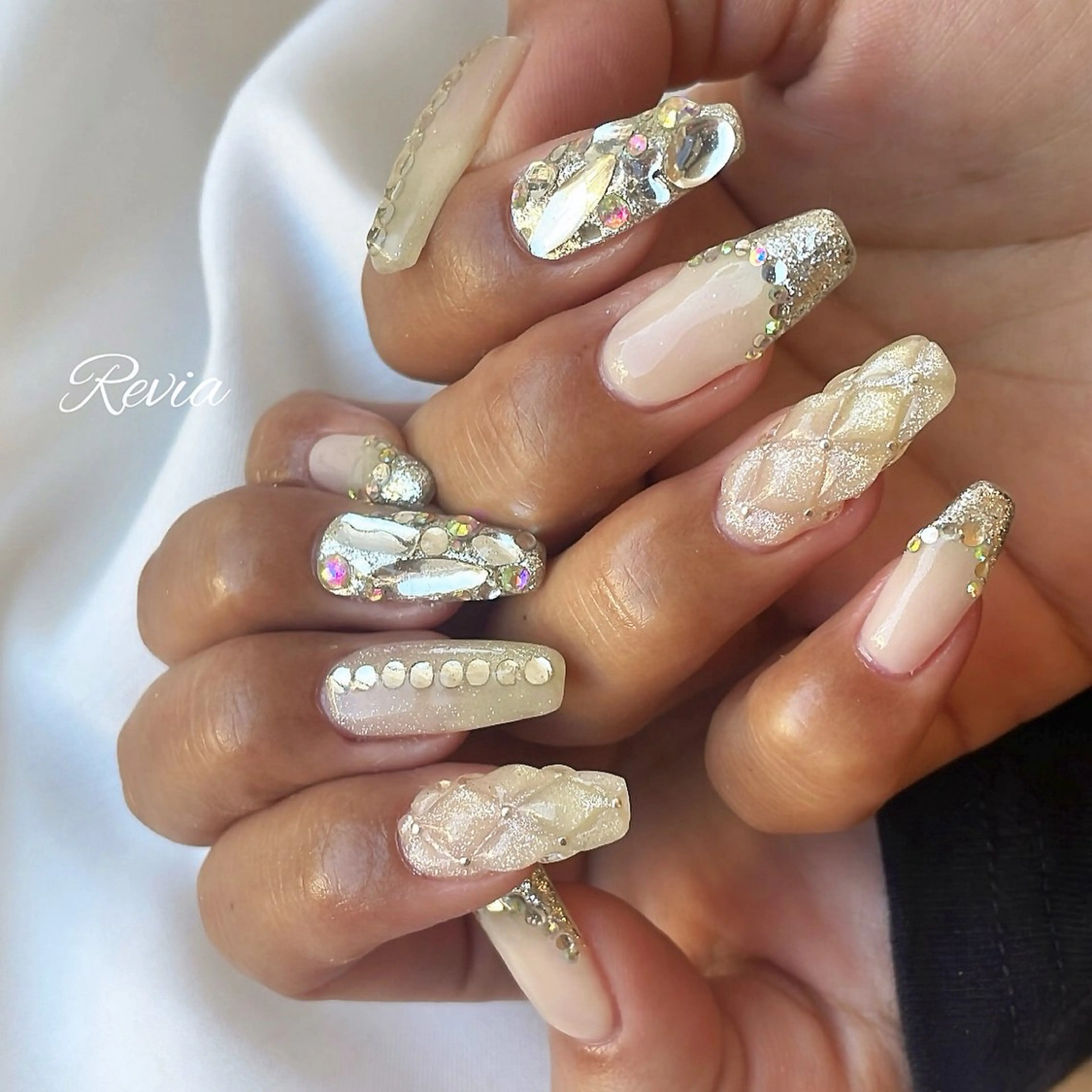 ネイル ハンドネイル revia所属・ERI Nailistのネイルデザイン