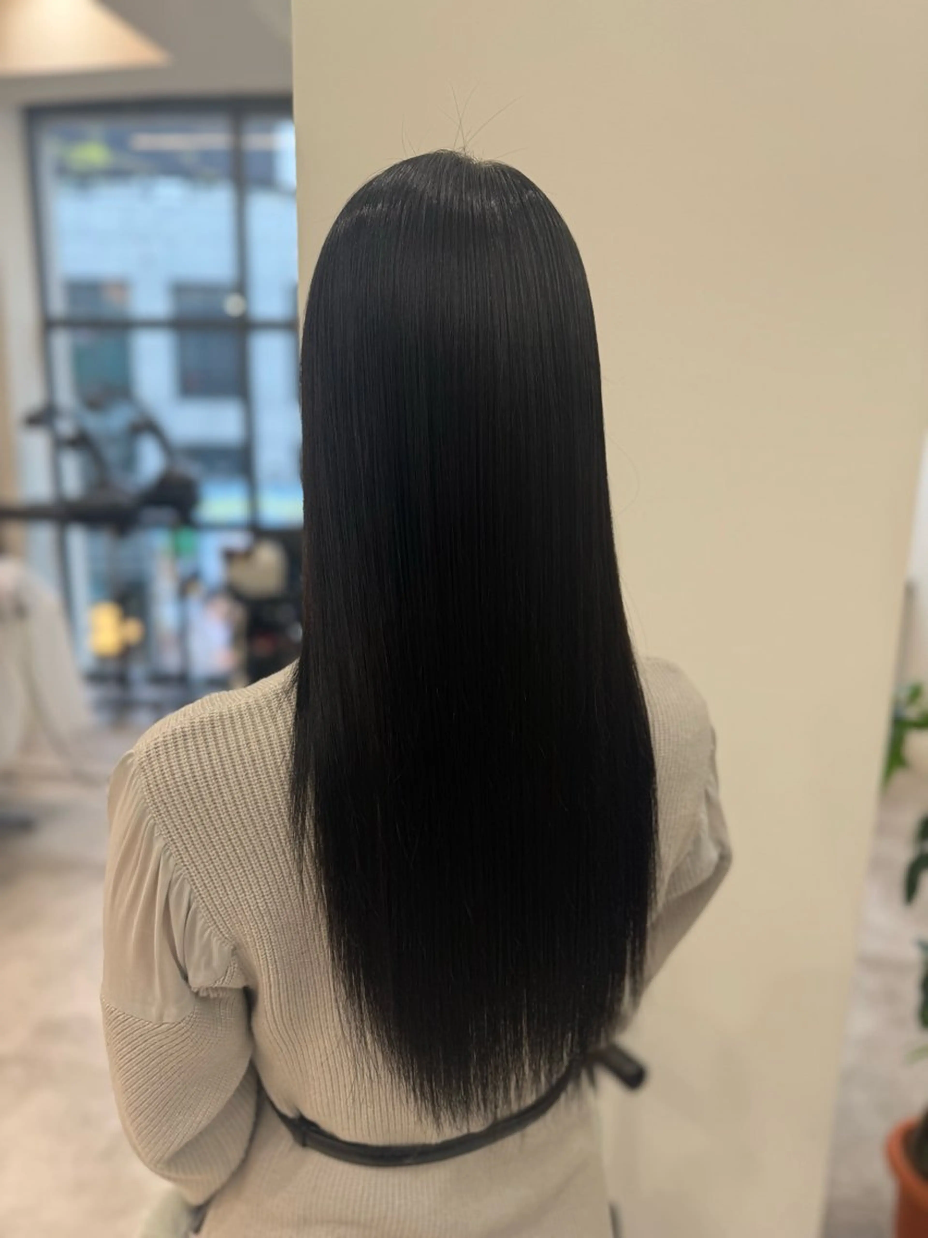 ロング カラー 髪質改善 酸性ストレート カット ヘアカラー 縮毛矯正 渋谷ハイトーン/髪質 改善/かすが🪽🫧のヘアスタイル