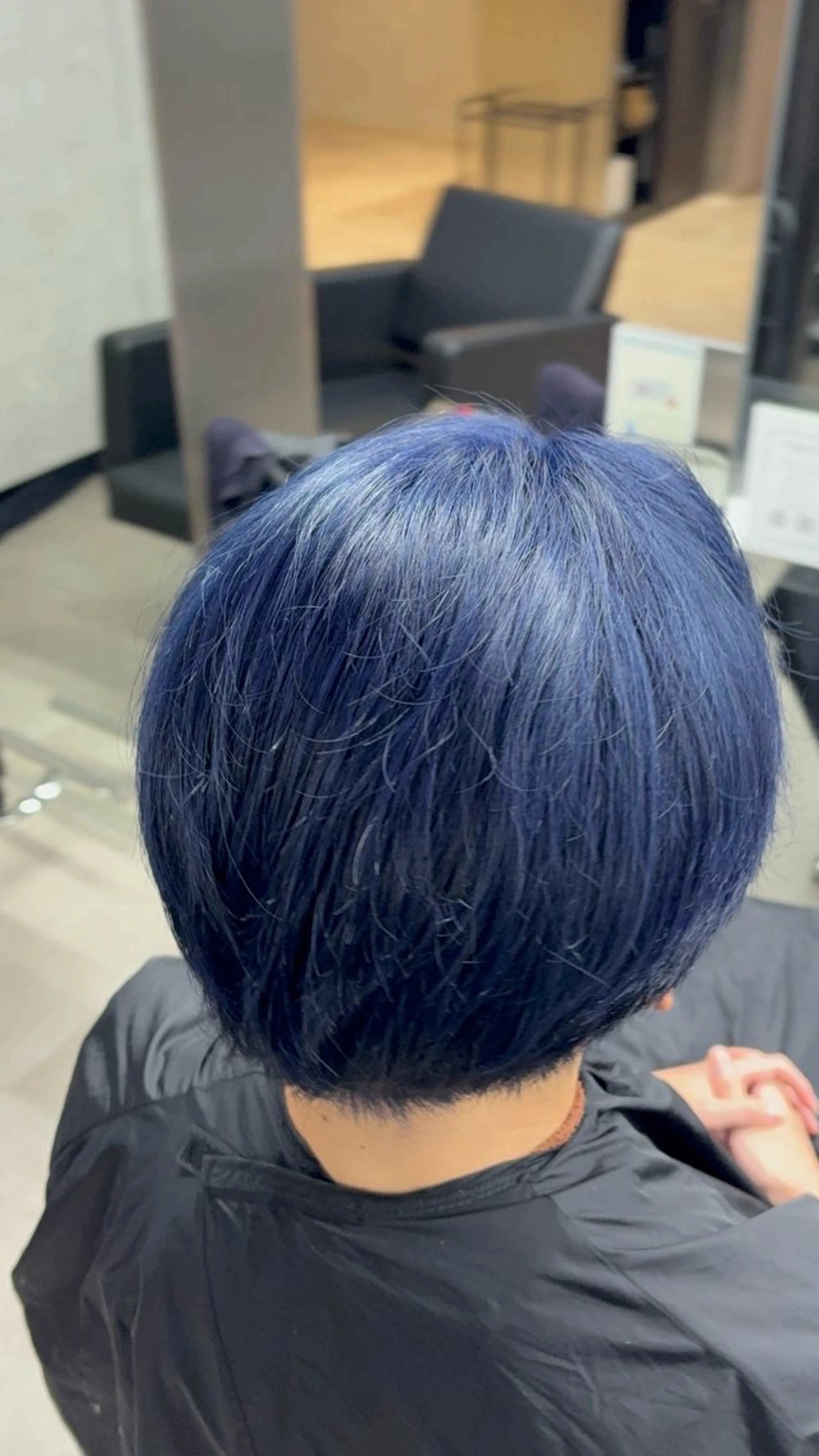 全頭🩵ブリーチ➕カラー　Wカラー🩵の写真