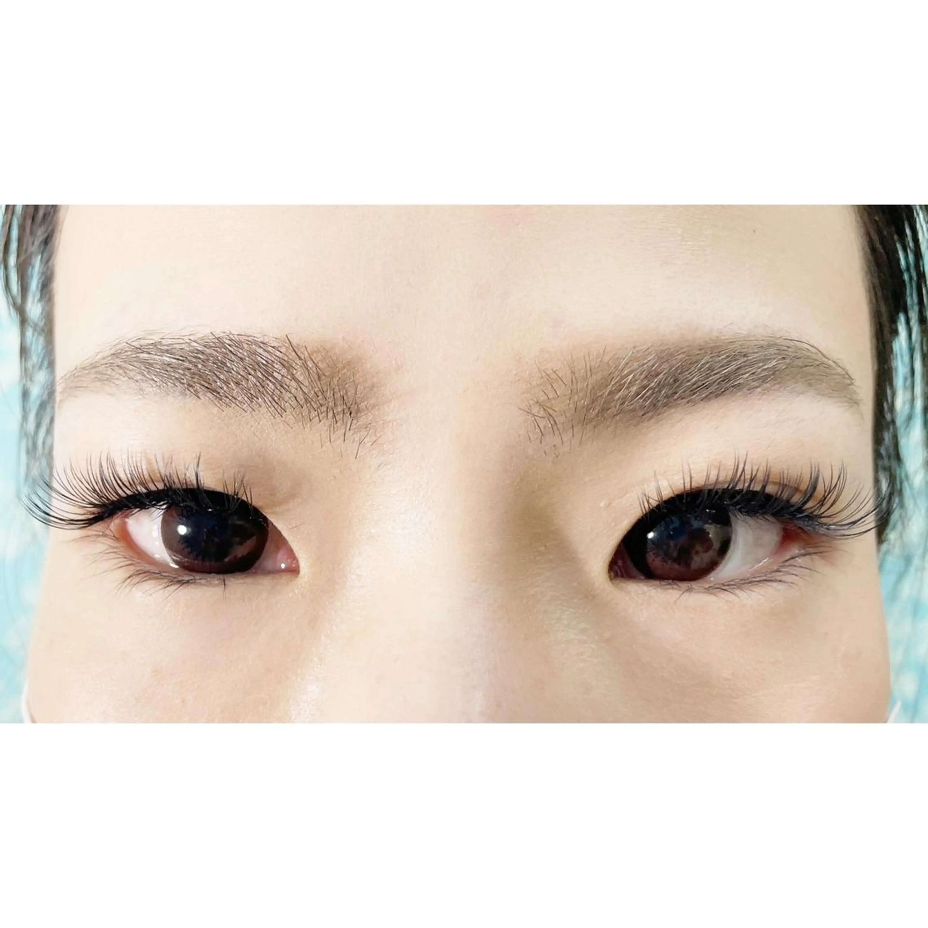 マツエク・マツパ アイブロウ Cカール Dカール 目尻長め マツエク J3eyelash所属・吉岡 翠のマツエク・マツパデザイン