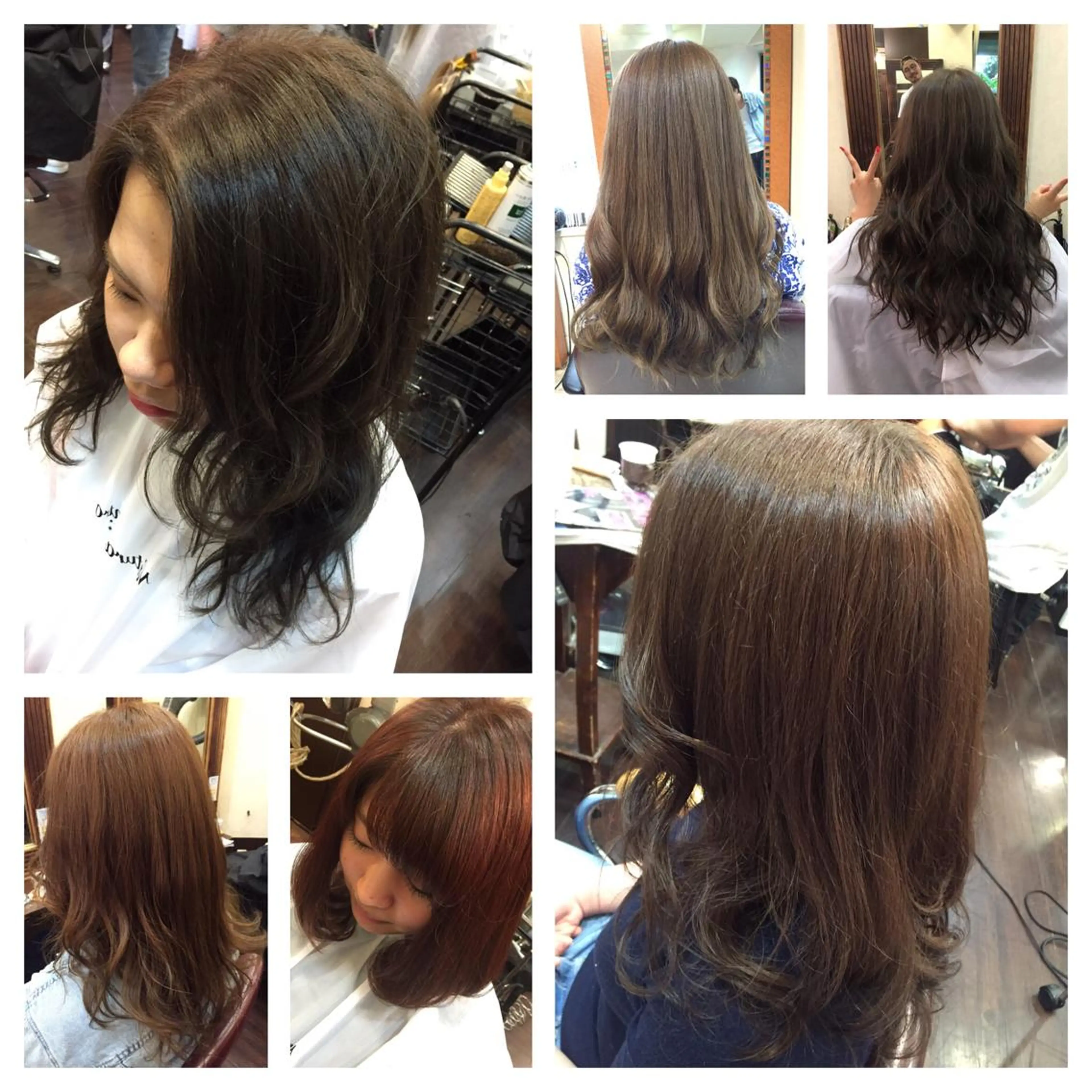 ミディアム セミロング ロング カラー 店長担当🌟 矢吹ガブリエル🌟のヘアスタイル