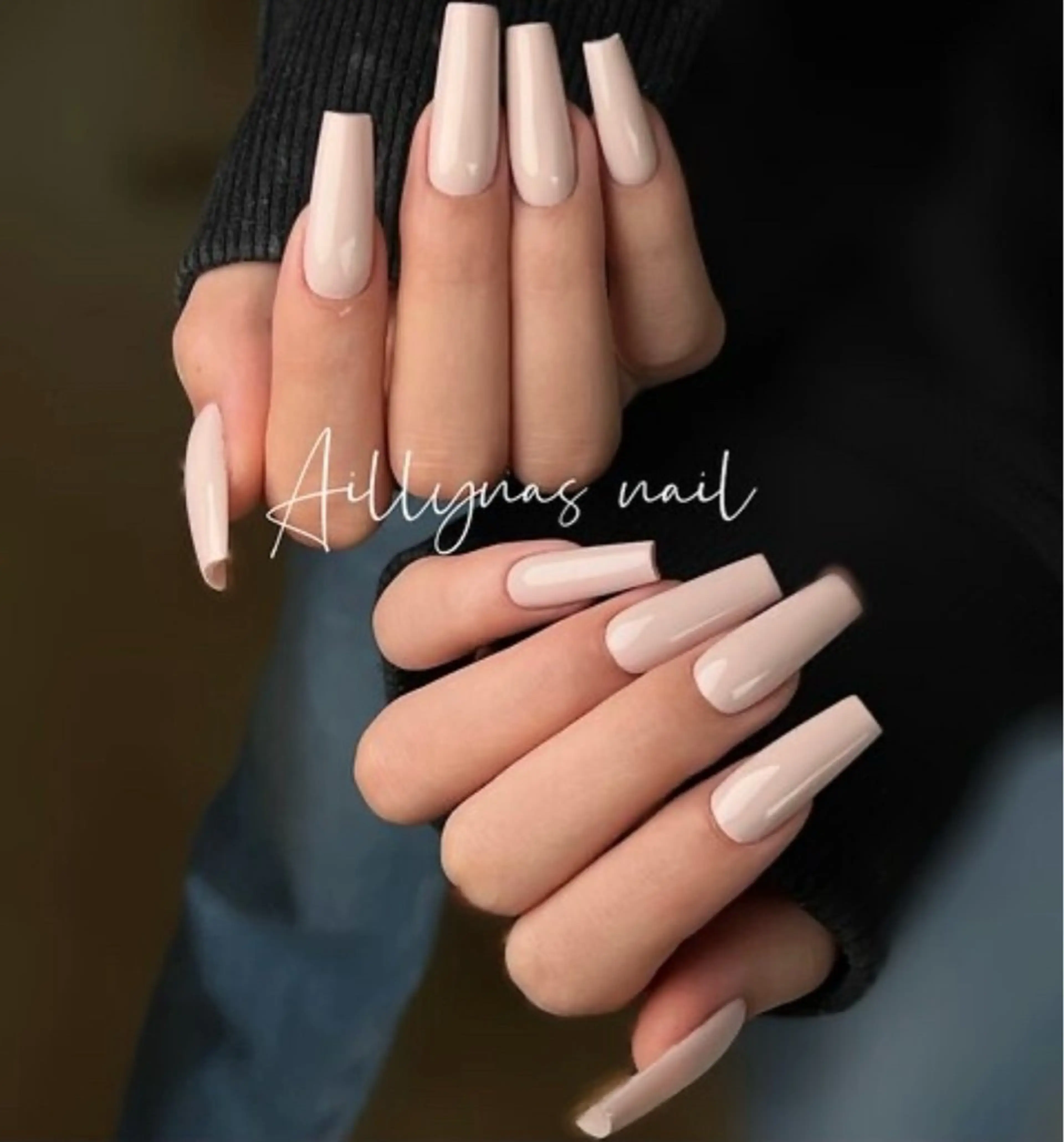 [ジェルオフ無料]💗チップ長さだしワンカラーorラメグラ💅の写真