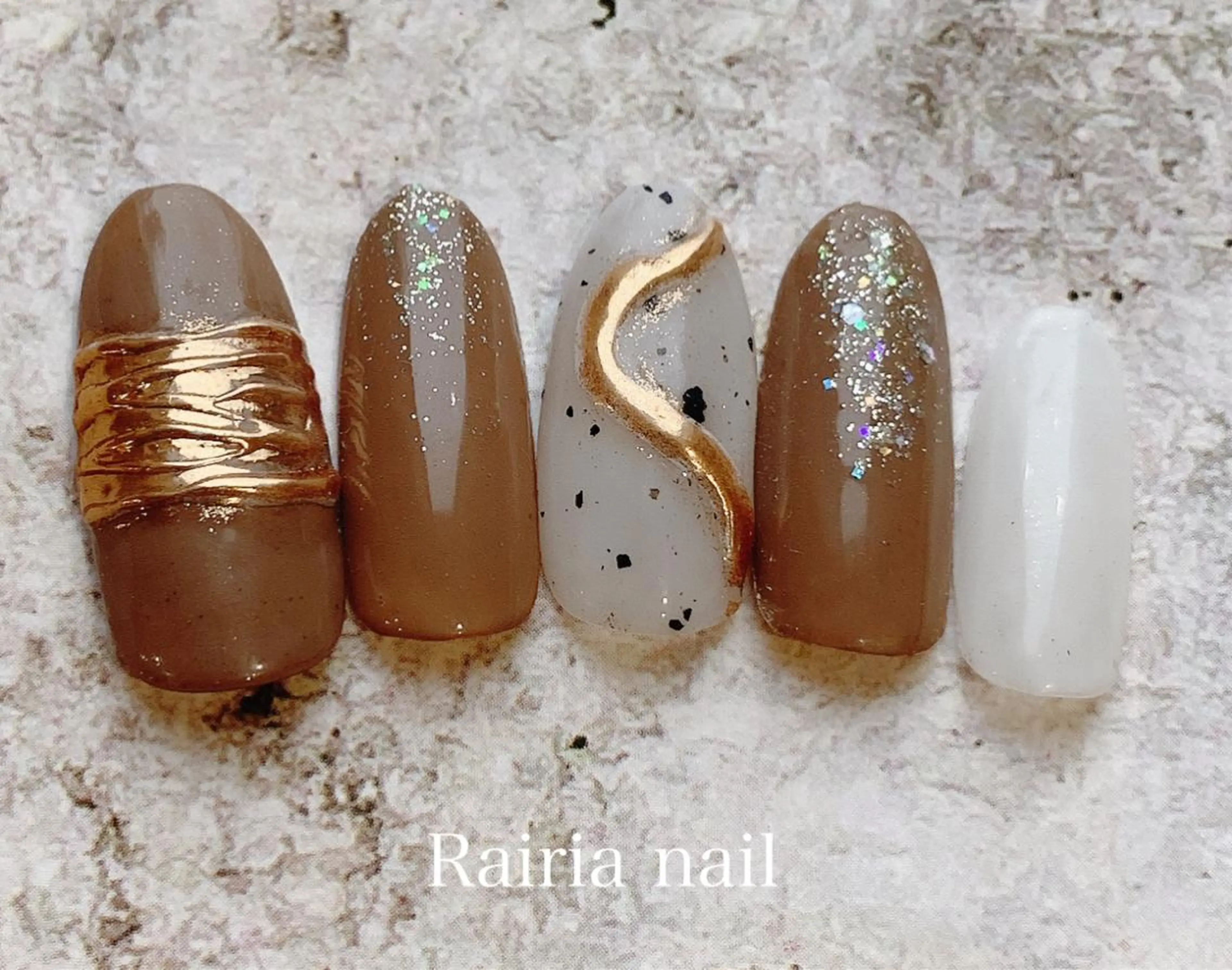 ネイル アートネイル ニュアンスネイル Rairia nail本八幡店のネイルデザイン