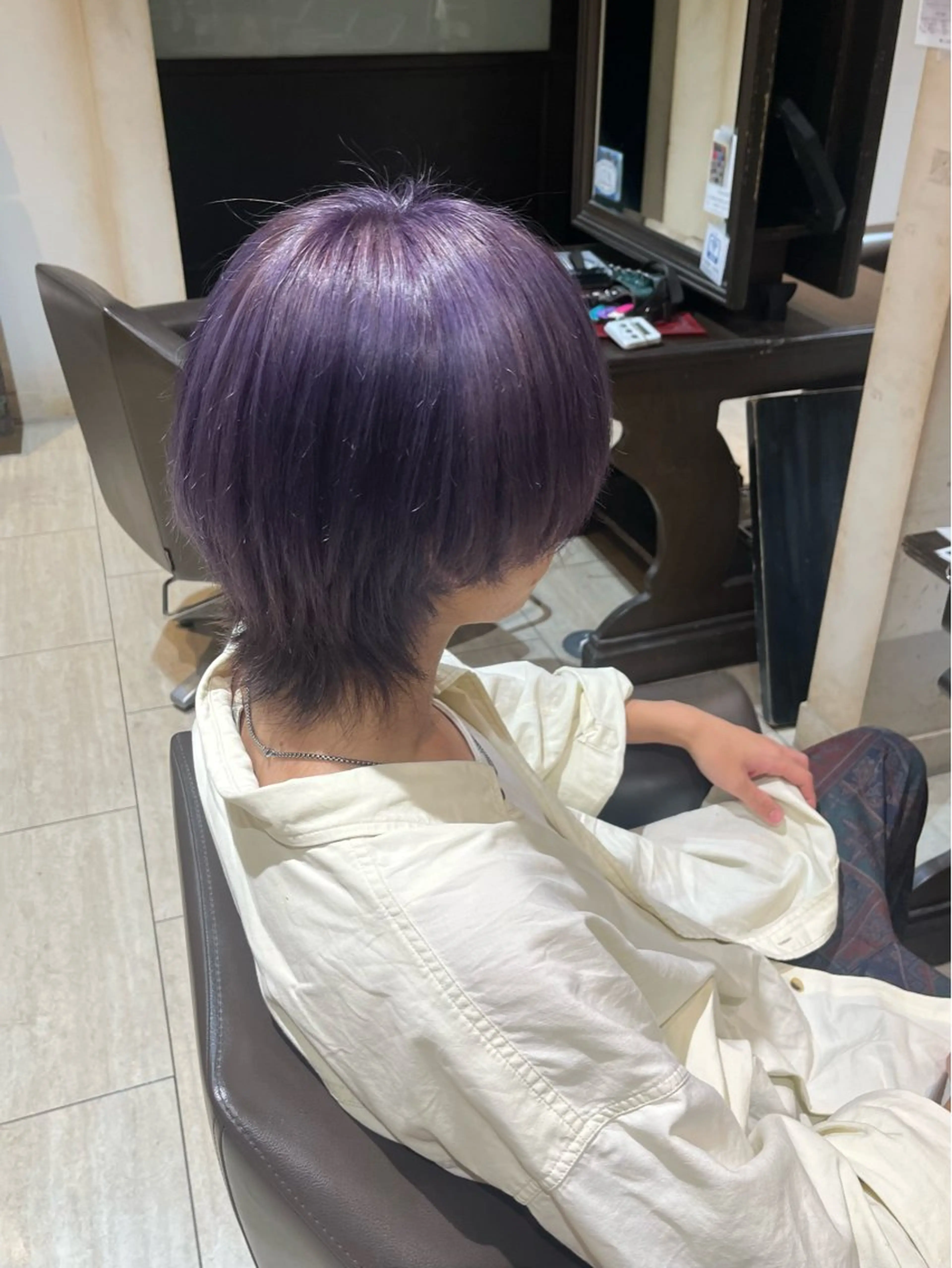 カラー バイオレットカラー ハイトーン/韓国 レイヤー🎀まおのヘアスタイル