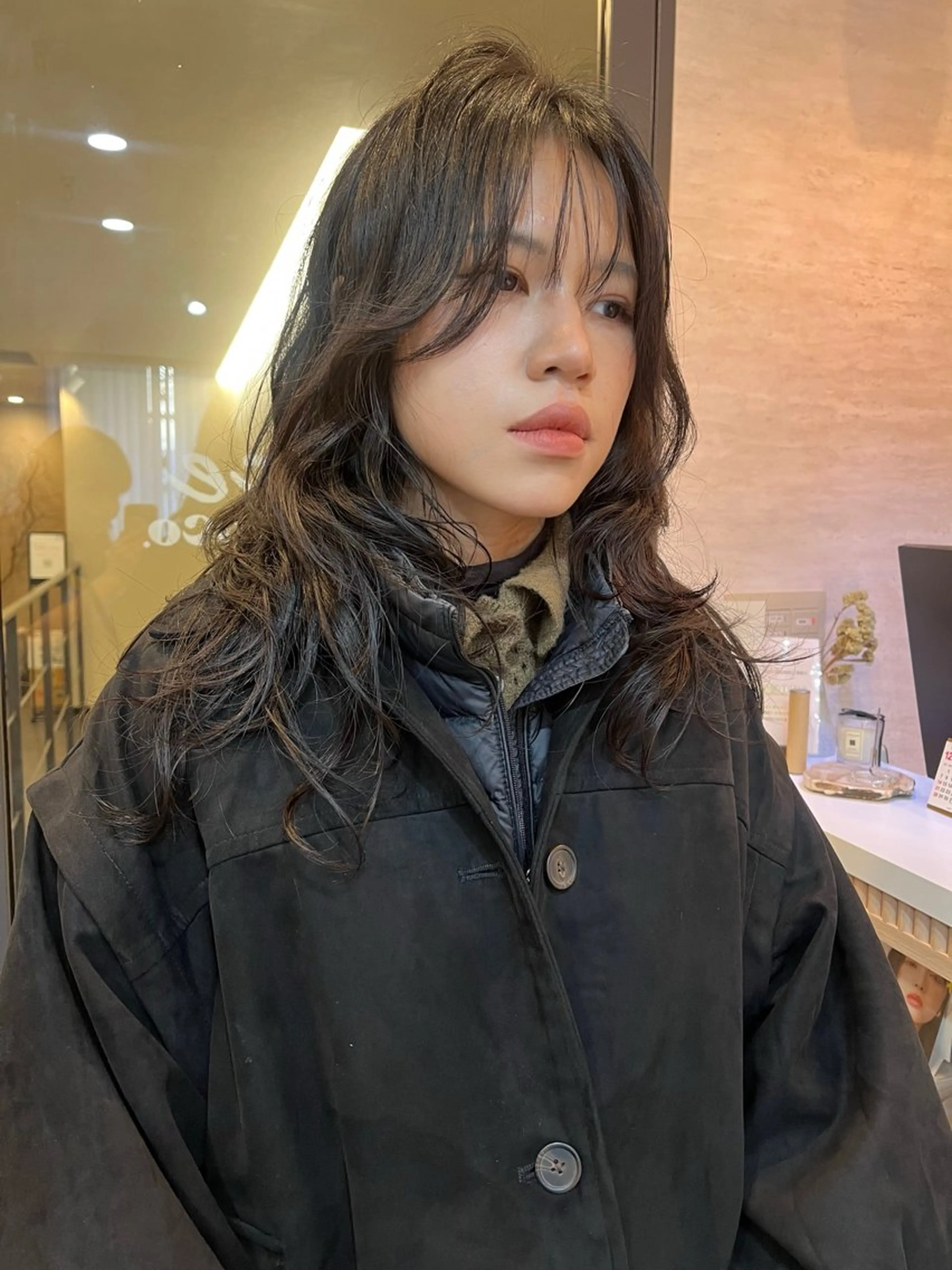 パーマ レイヤー/暖色/ 髪質改善/永礼芳果のヘアスタイル