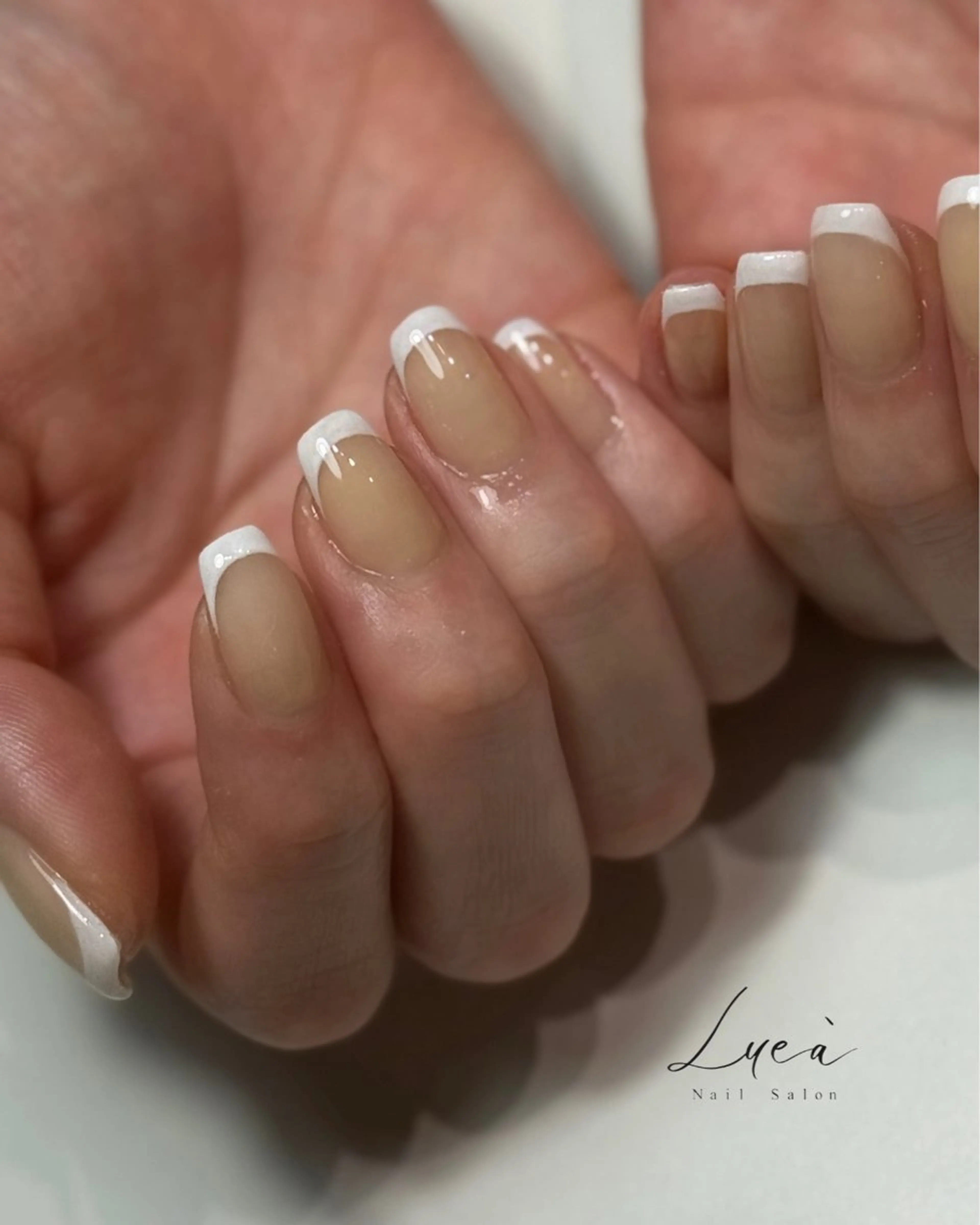 ショート ハンドネイル Lueà Nail Salon所属・𝐋𝐮𝐞𝐚 kanako🕊のネイルデザイン