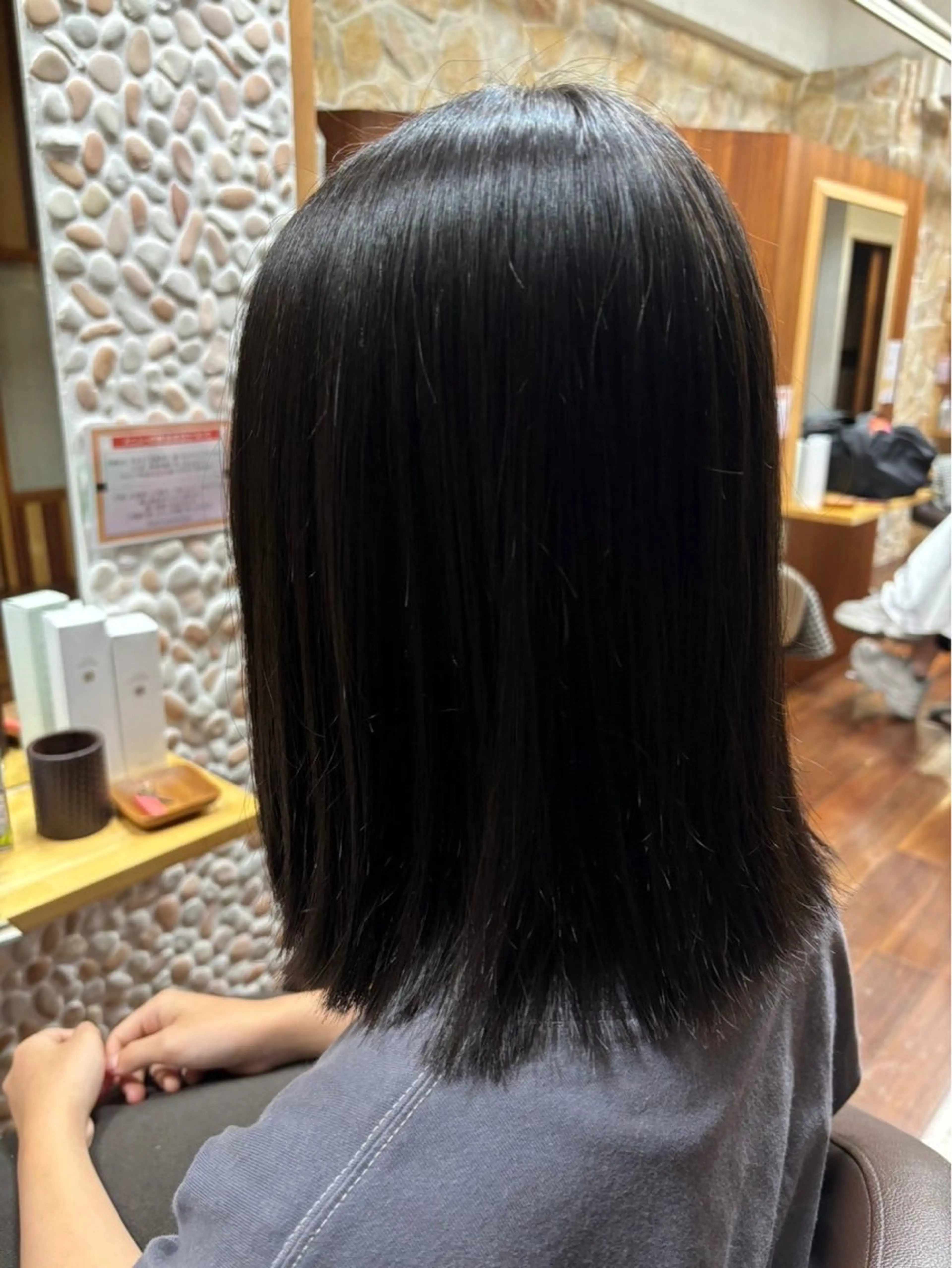 ミディアム よしかわ あいか/京都美容室のヘアスタイル