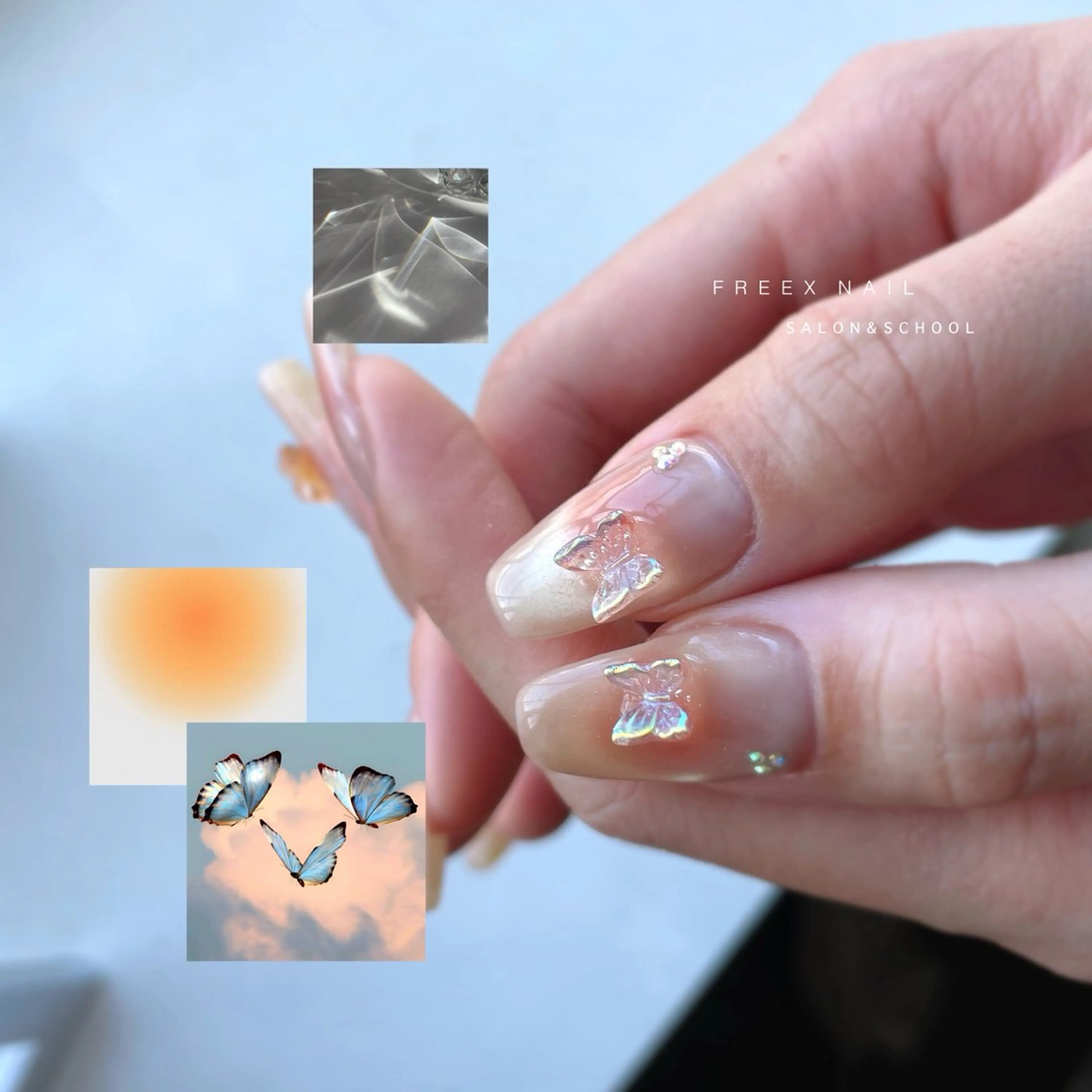 ネイル チークネイル マグネットネイル ハンドネイル Freex nail所属・freex nail /ニュアンス/個性派のネイルデザイン