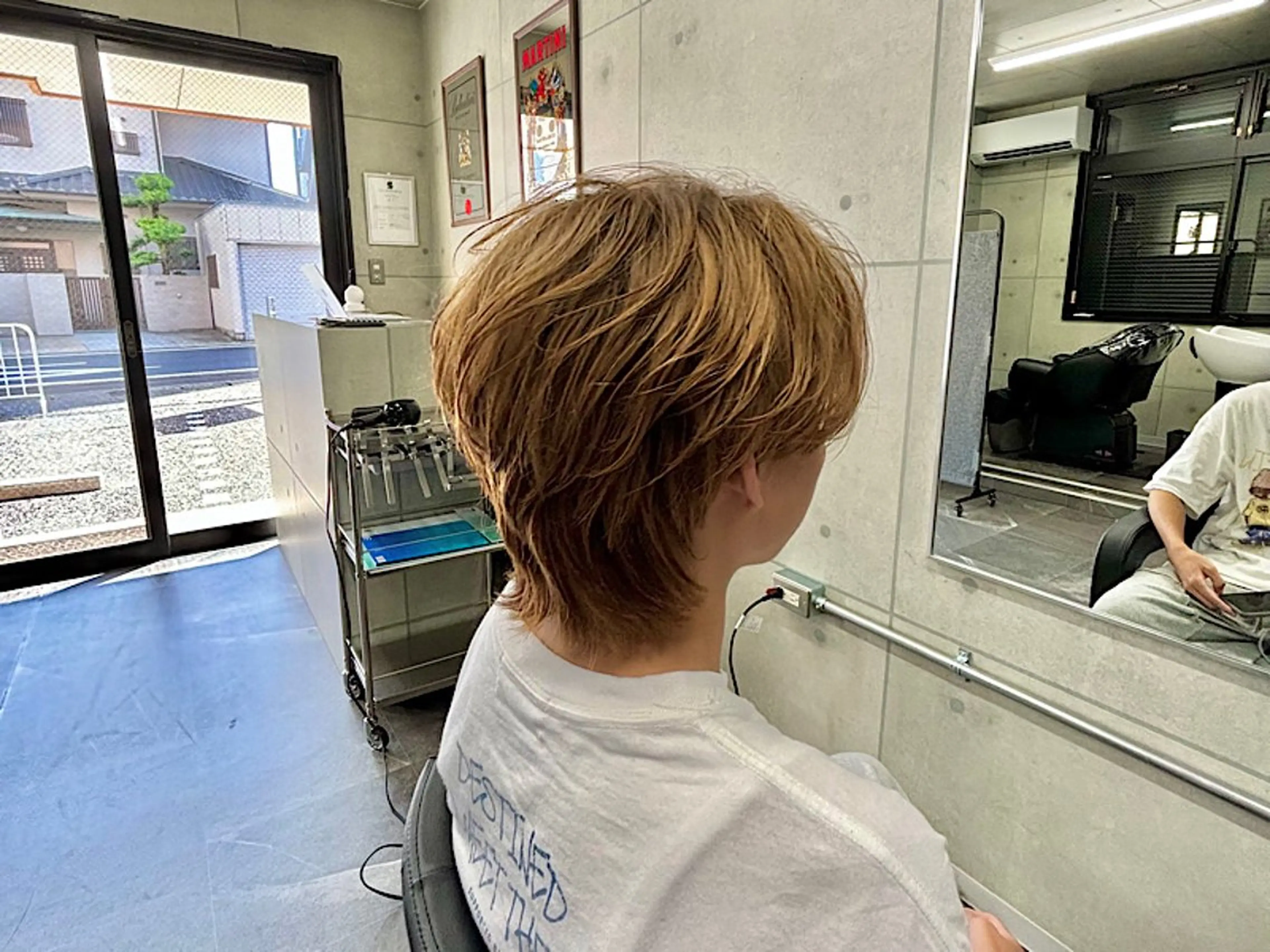 ショート カラー メンズ Re:Live 澁谷玄のヘアスタイル