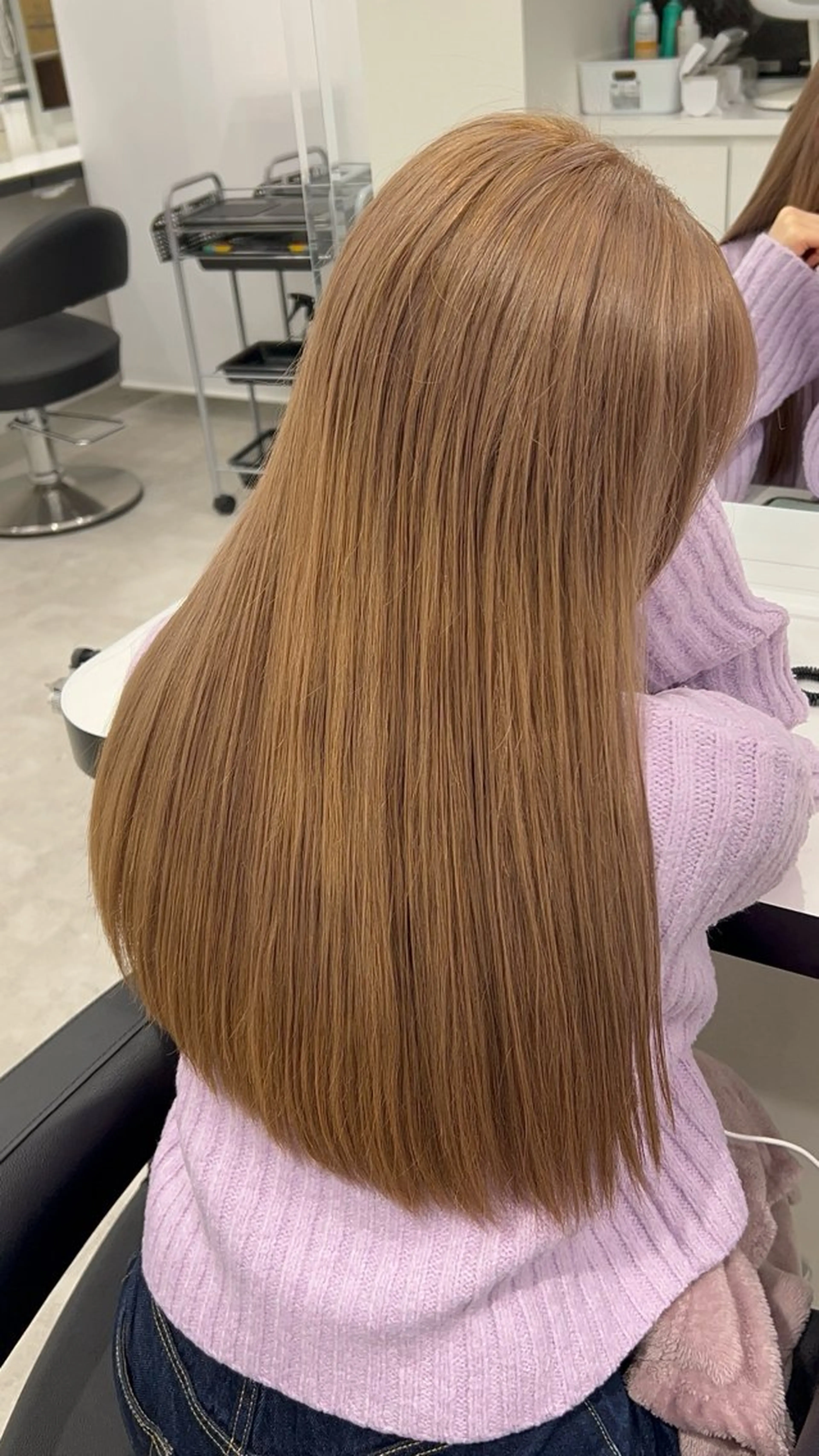 ロング カラー エフェクトブリーチ／ レイヤーカット／翔のヘアスタイル