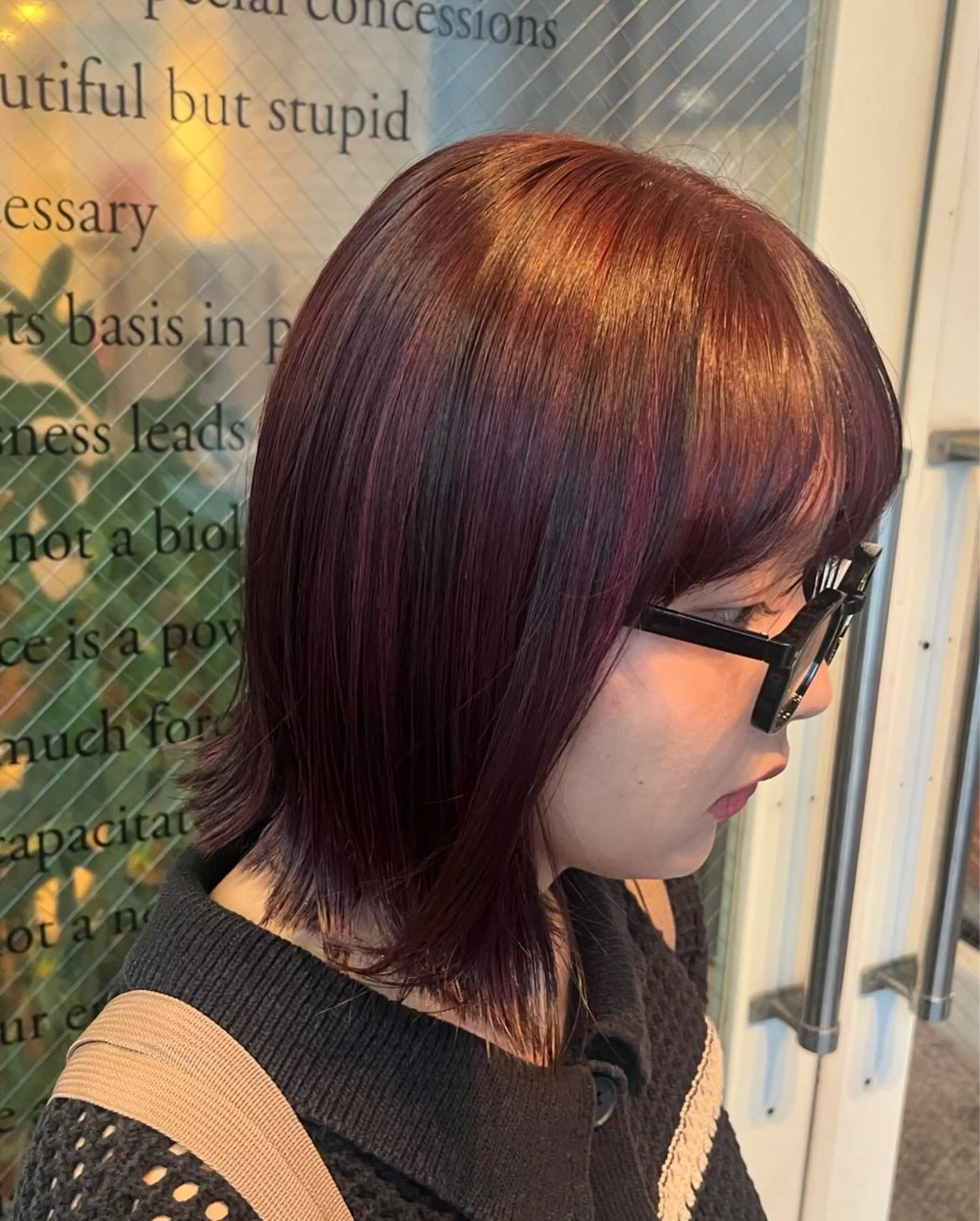 ショート カラー ヘアアレンジ みわ/博多 ブリーチ/メンズヘアのヘアスタイル