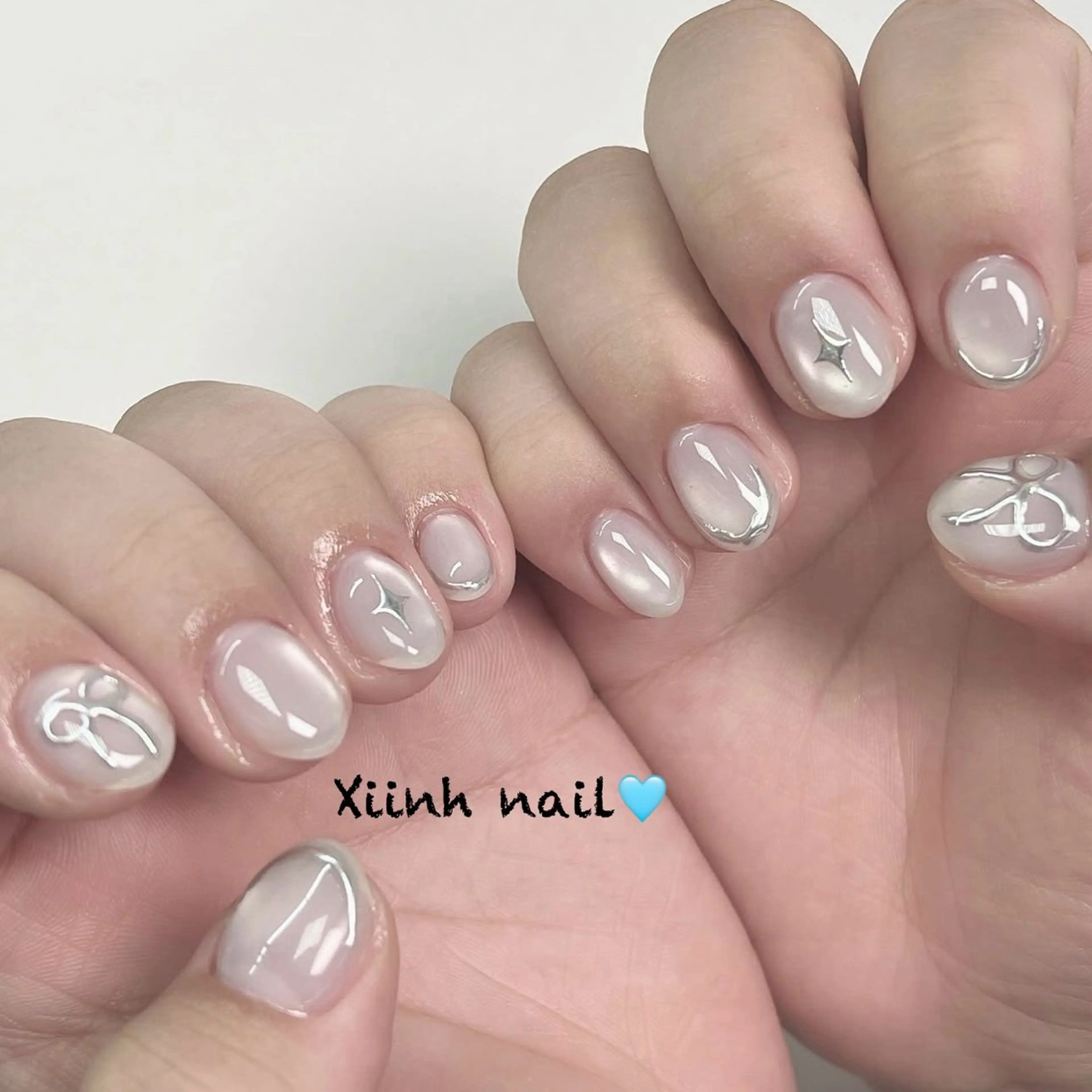 ネイル チークネイル 桜ネイル フットネイル ジェルネイル ハロウィン ハンドネイル XIINH NAIL SALONのネイルデザイン