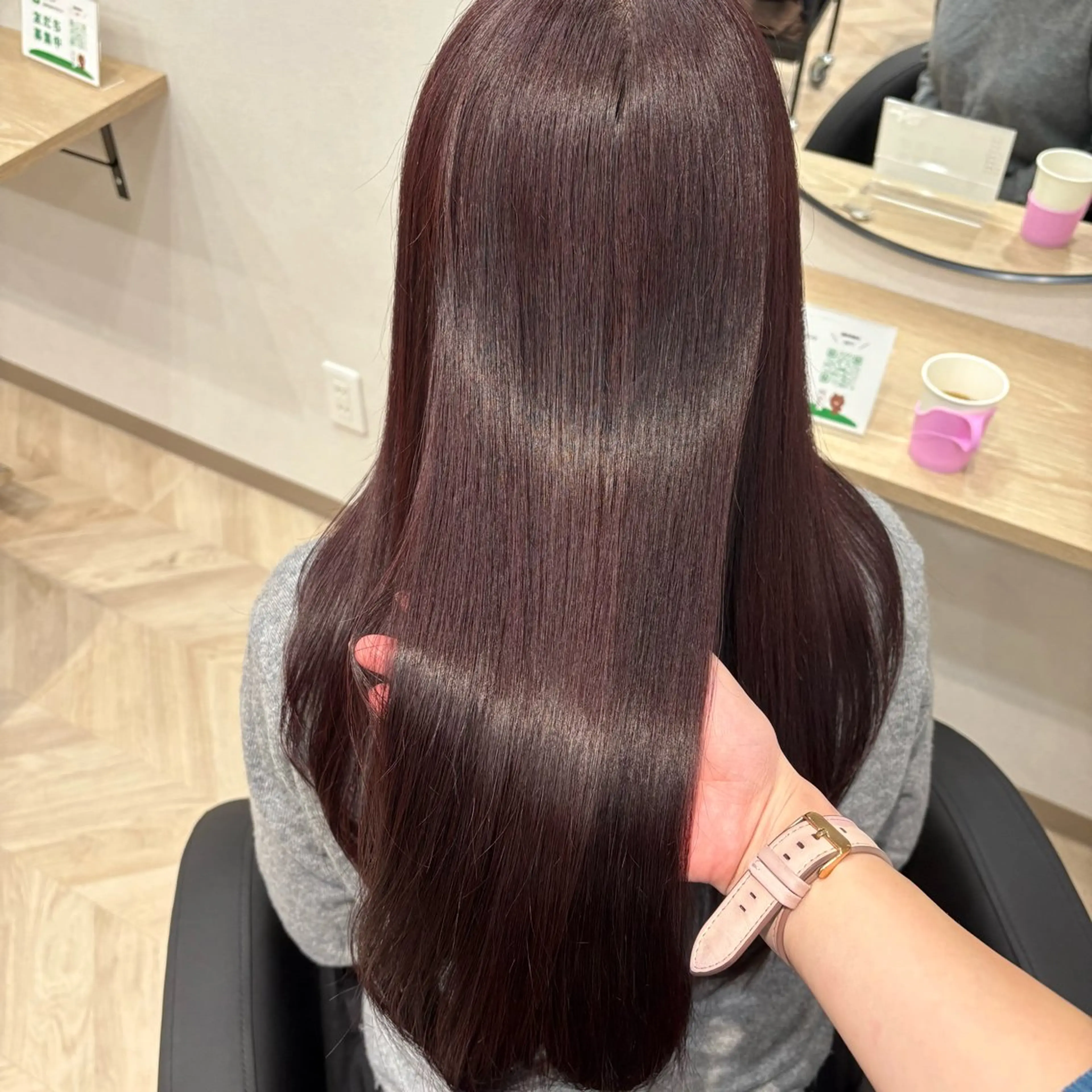 ロング カラー カット ヘアカラー yukari🌷名駅 ＊大人かわいい艶髪のヘアスタイル