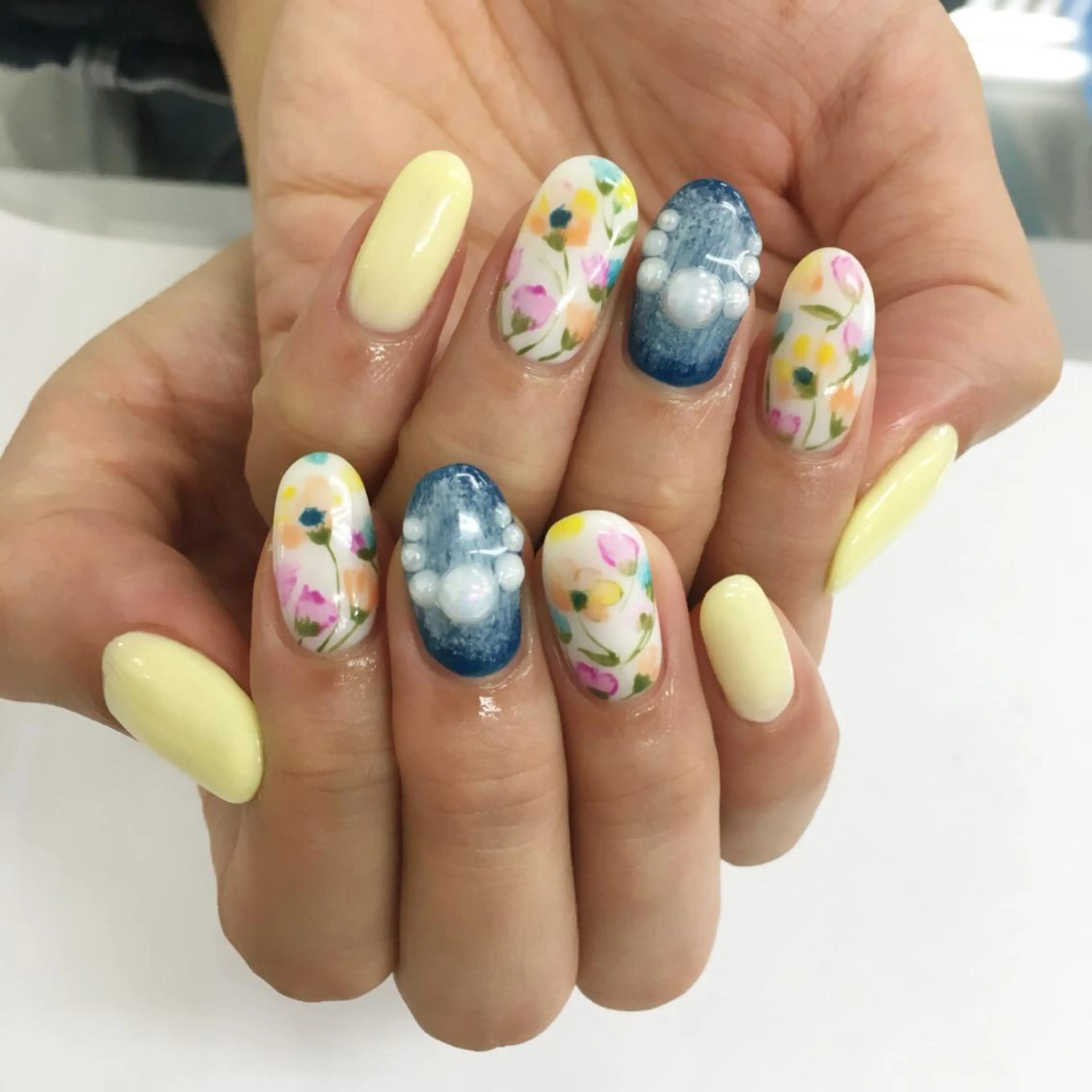 ネイル アートネイル フラワーネイル SHINE NAILのネイルデザイン