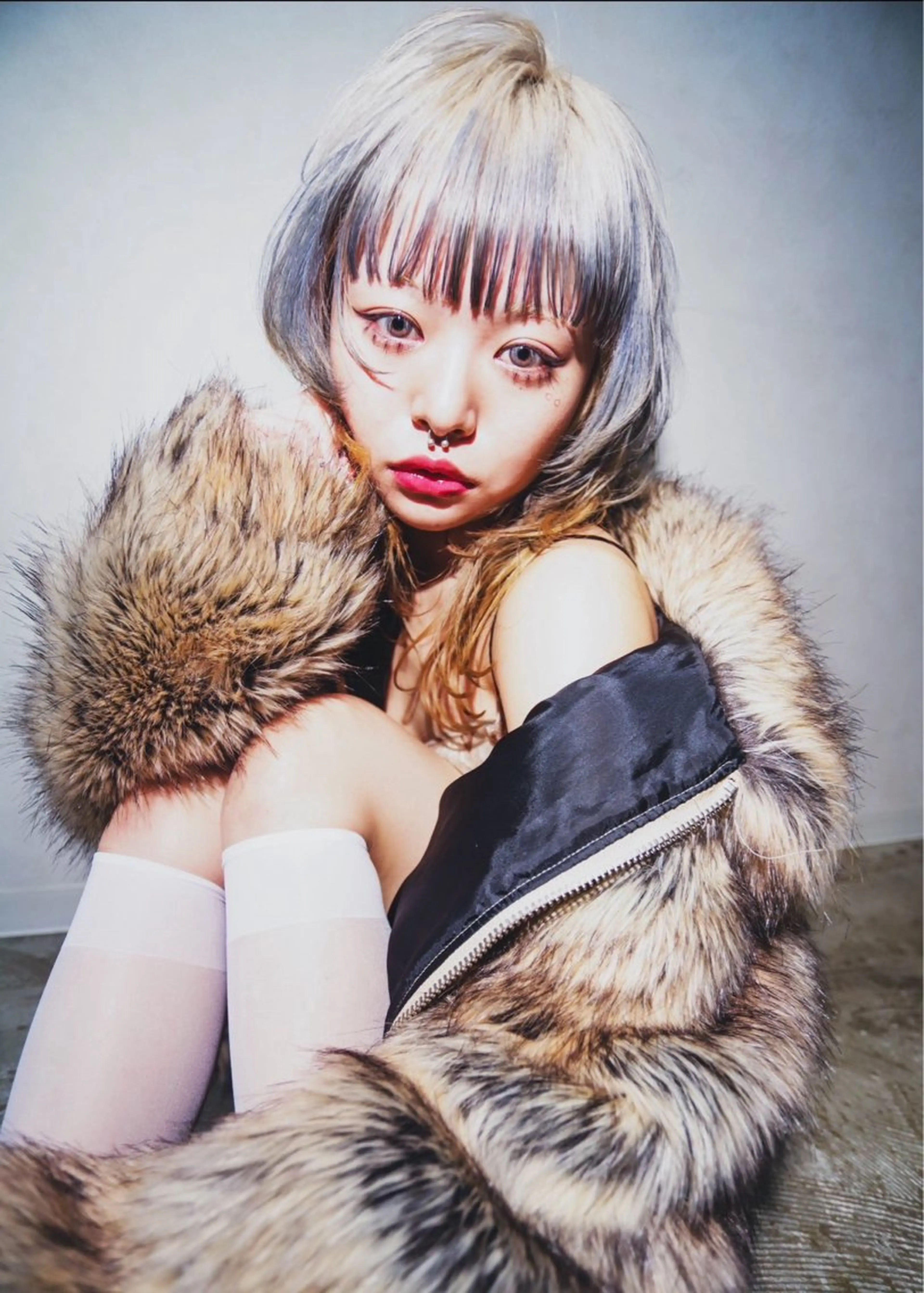 ミディアム カラー Inity心斎橋/ クルミのヘアスタイル