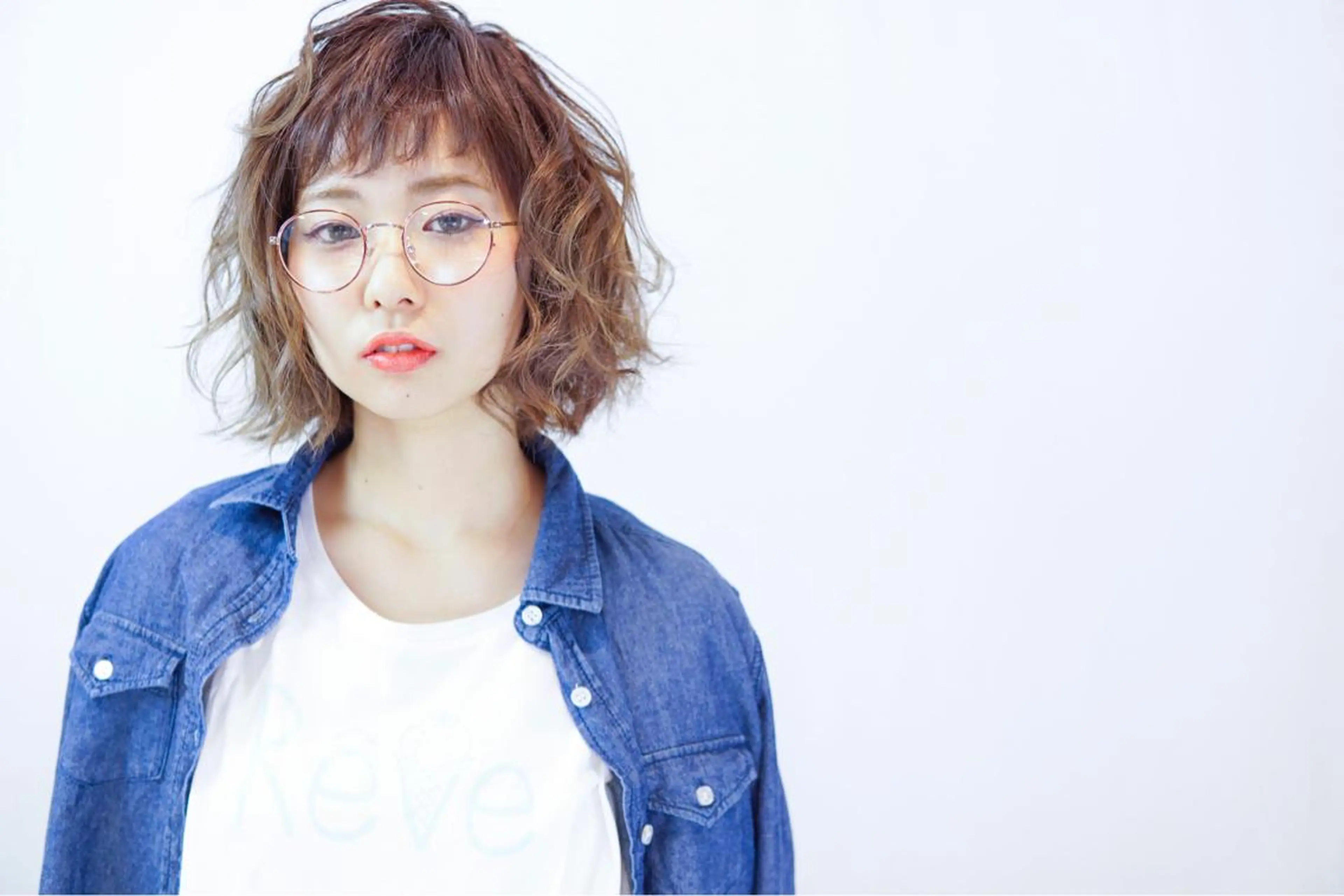 ショート ミディアム カラー パーマ ミディアムパーマ ボブ 髪質改善、エクステ 山口卓哉のヘアスタイル