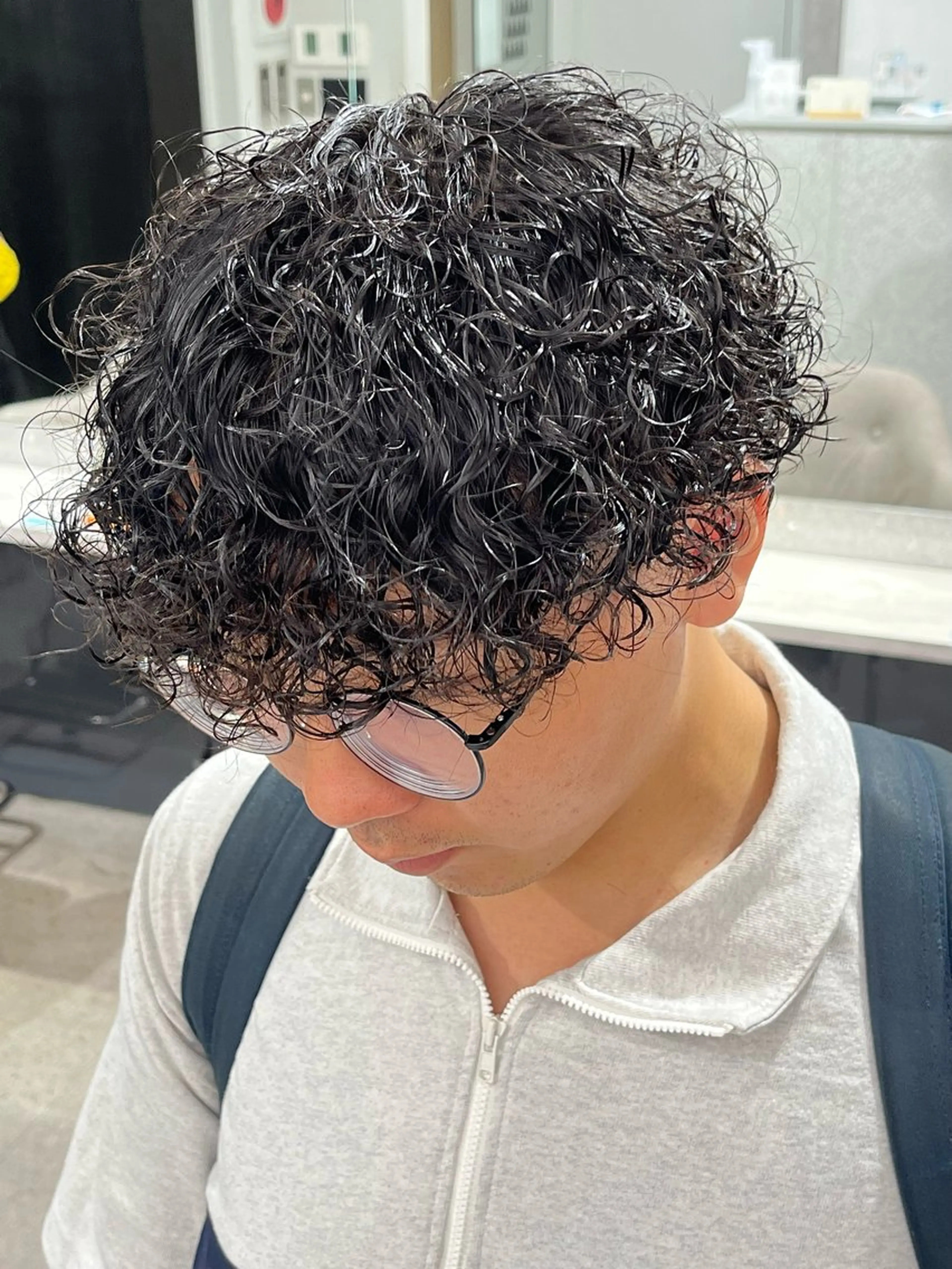 パーマ メンズ カット パーマ 🍐シャドウパーマ メンズ特化/守岡🍐のヘアスタイル