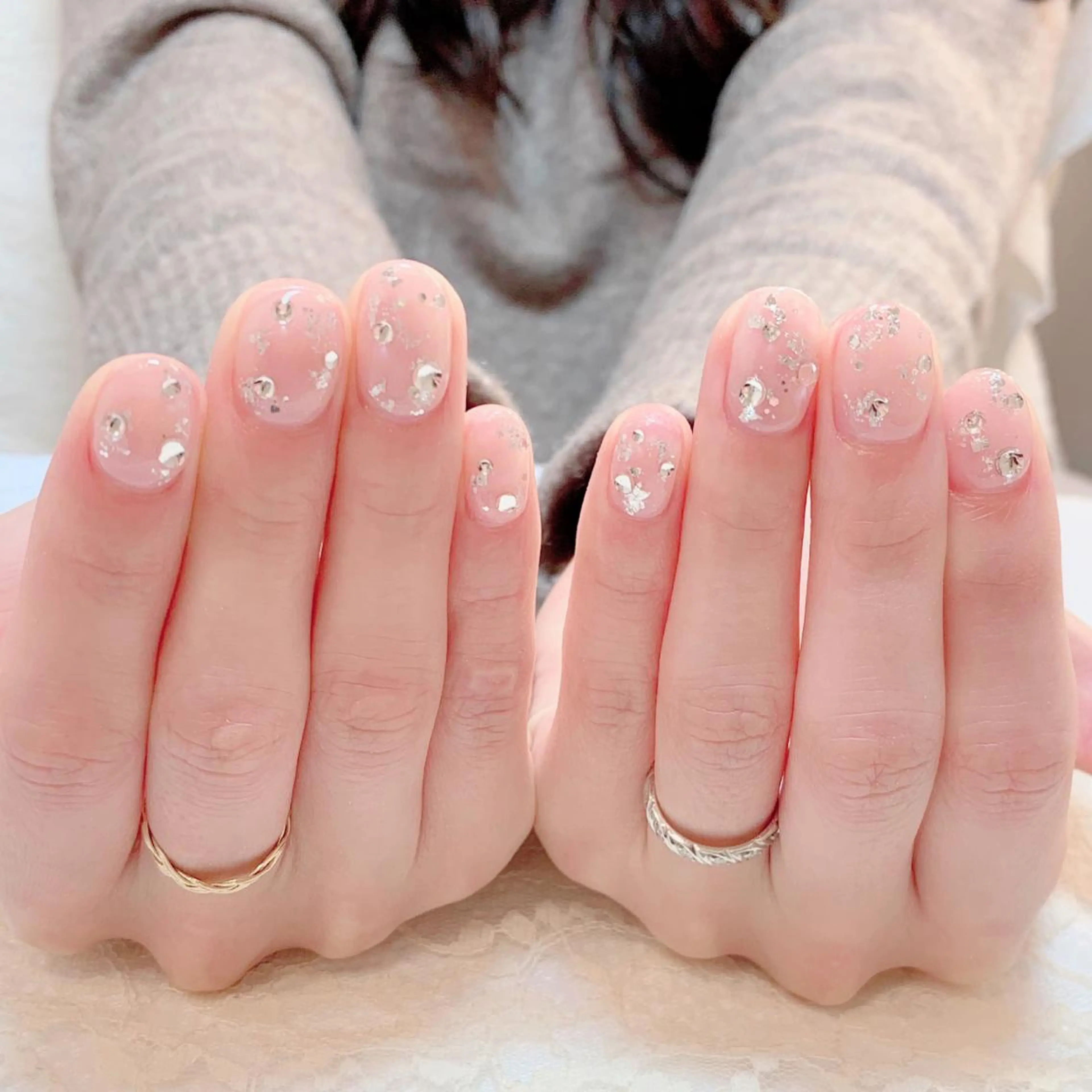 ネイル アートネイル キラキラネイル ラメ(グリッター) ストーンネイル ハンドケア aoinail所属・aoi nailのネイルデザイン