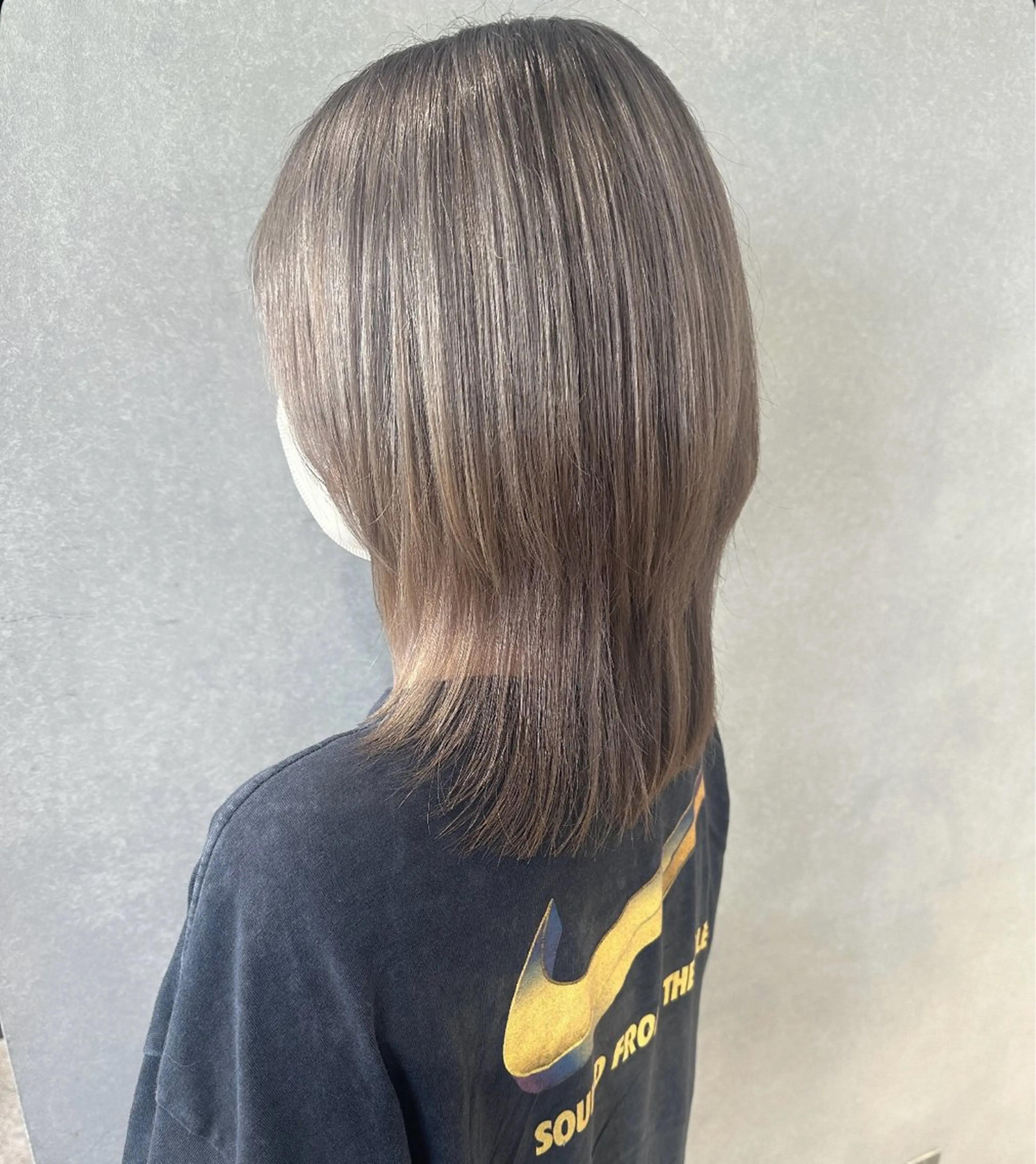 セミロング カラー ヘアカラー 唐澤 千尋のヘアスタイル