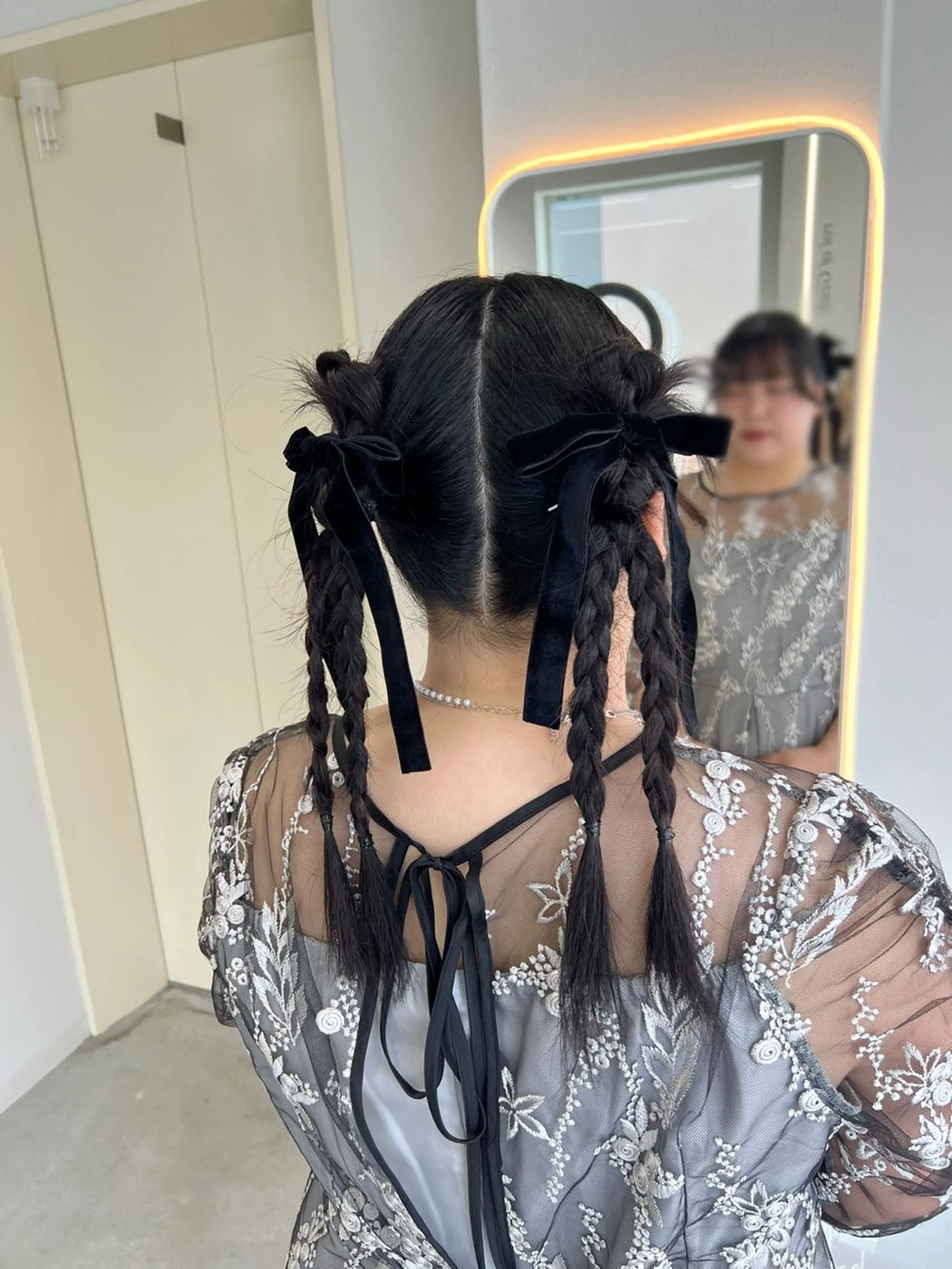 セミロング ヘアセット maya レイヤーカットのヘアスタイル