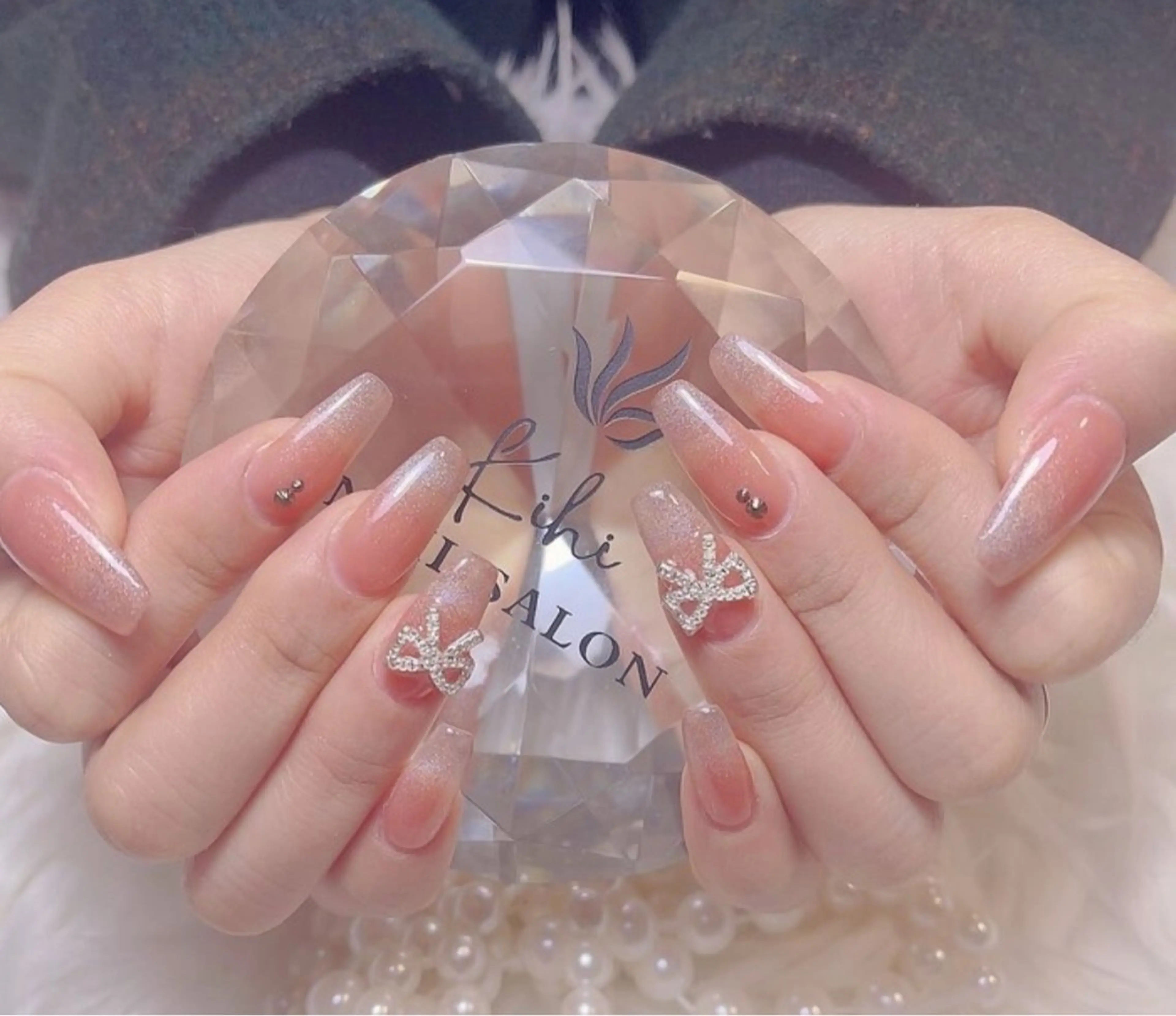 ネイル アートネイル フレンチネイル ジェルネイル グラデーション 韓国ネイル 村中 ハナのネイルデザイン