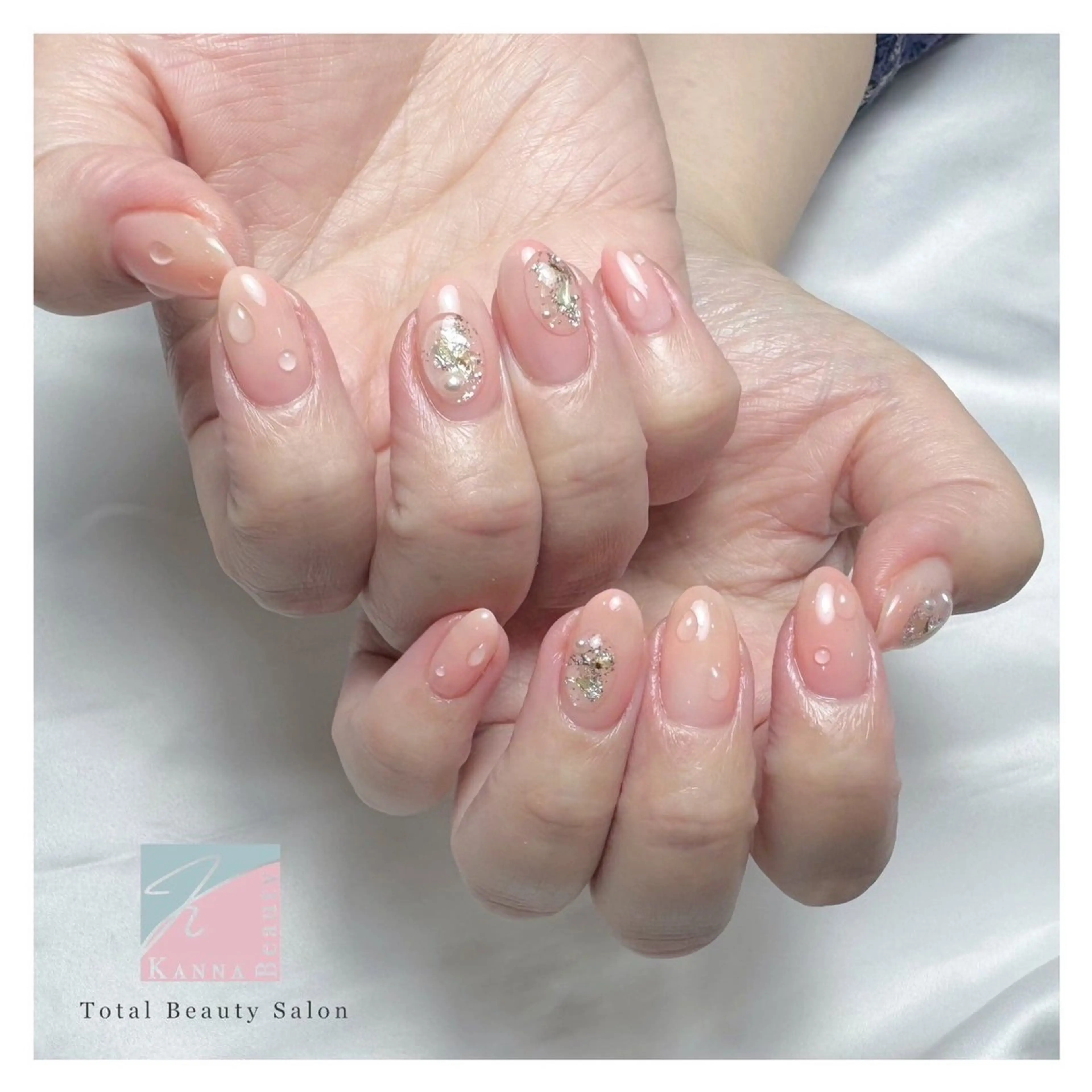 ネイル フットネイル ジェルネイル グラデーション キラキラネイル マグネットネイル Kanna Yuki カンナユキのネイルデザイン